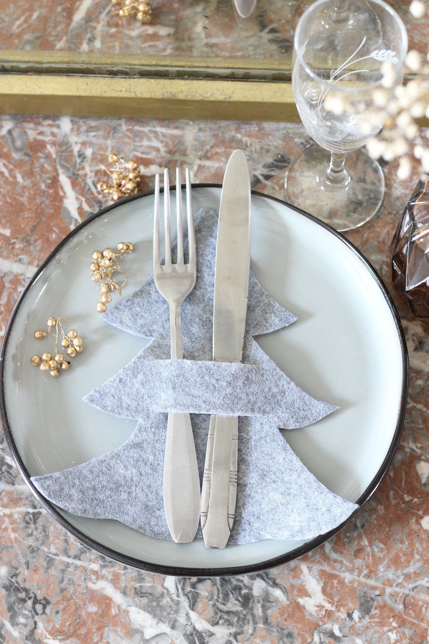 idée déco table Noël DIY chic