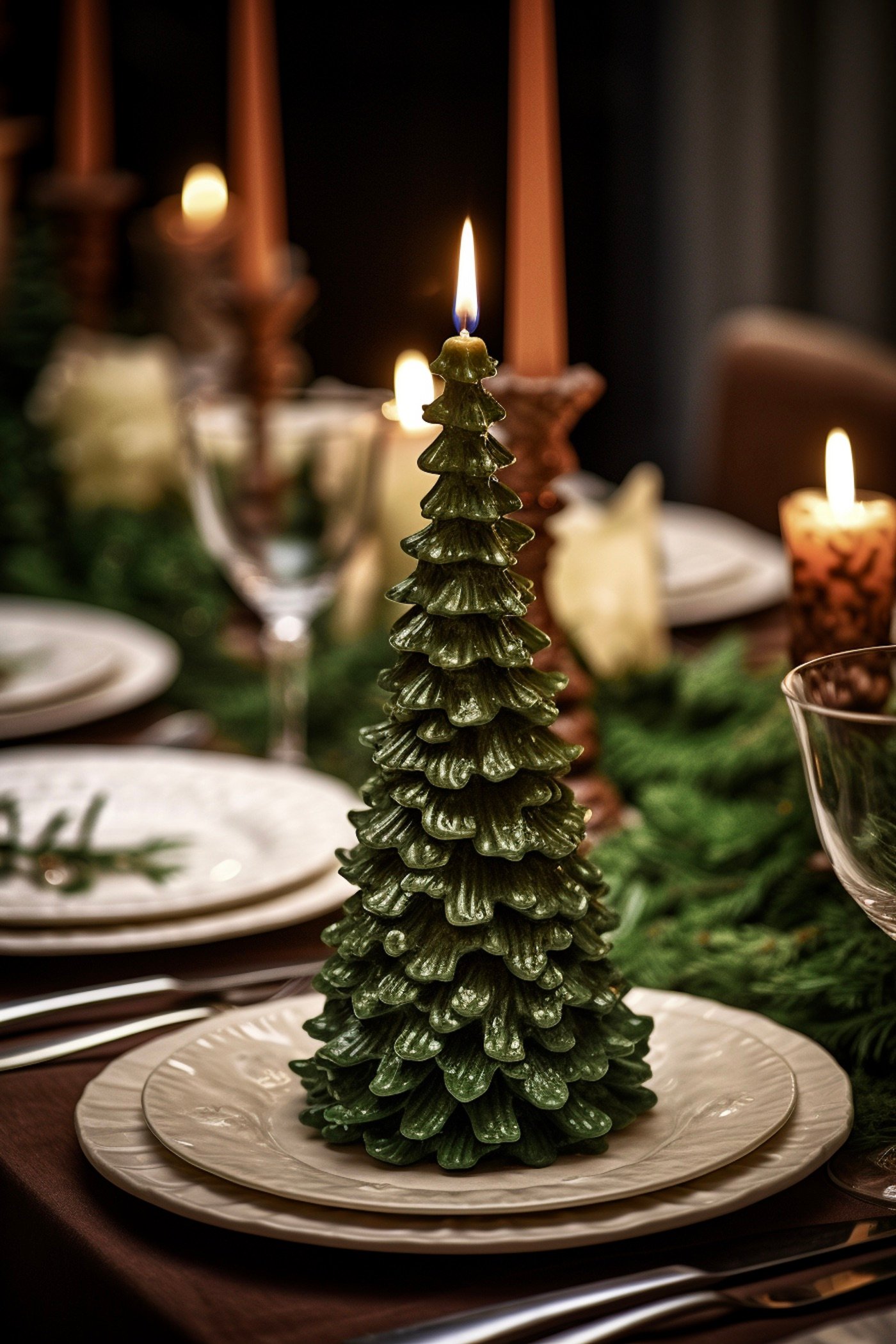 idée mise en place table fête réveillon