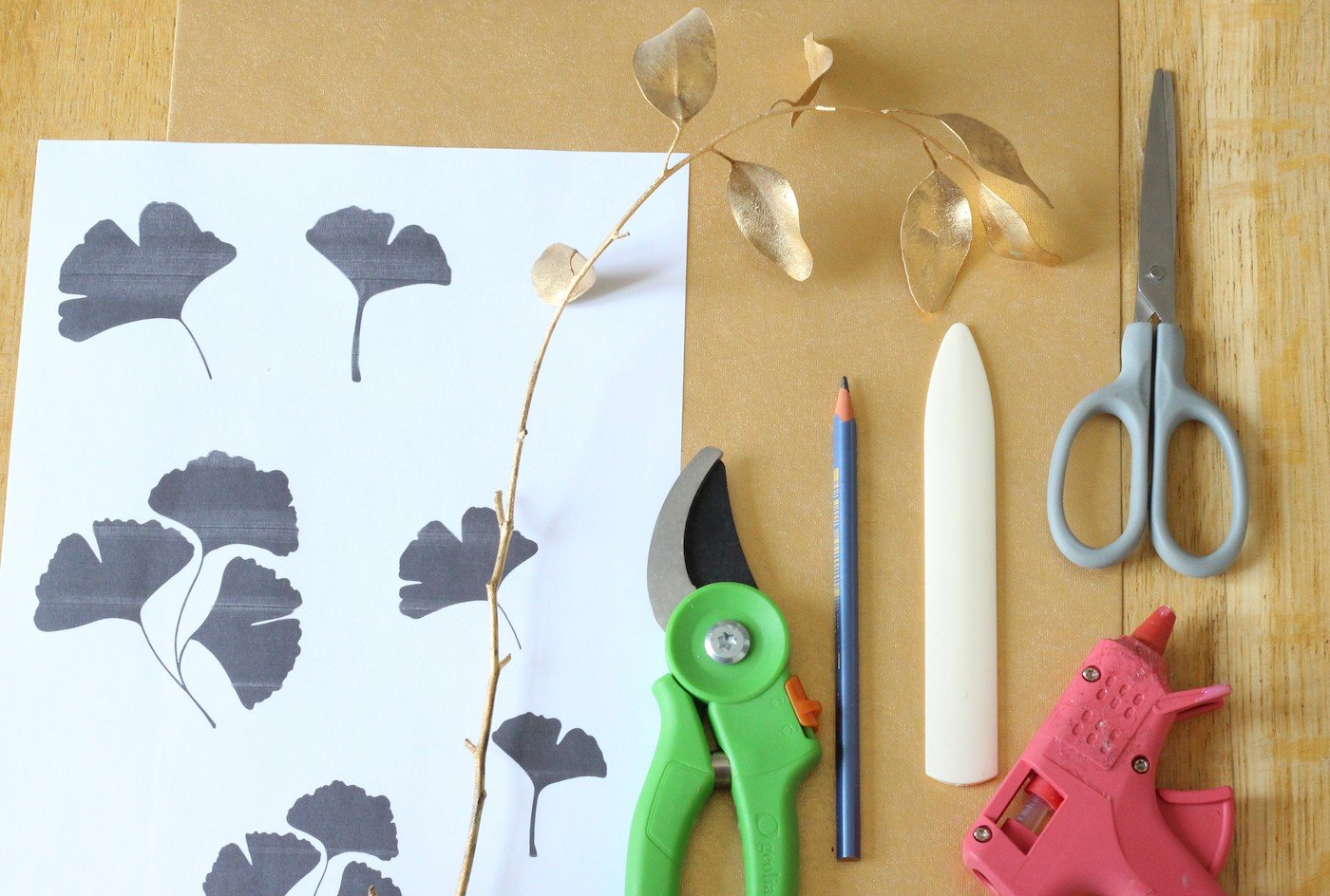 matériel outils création thème Art Déco à faire soi-même