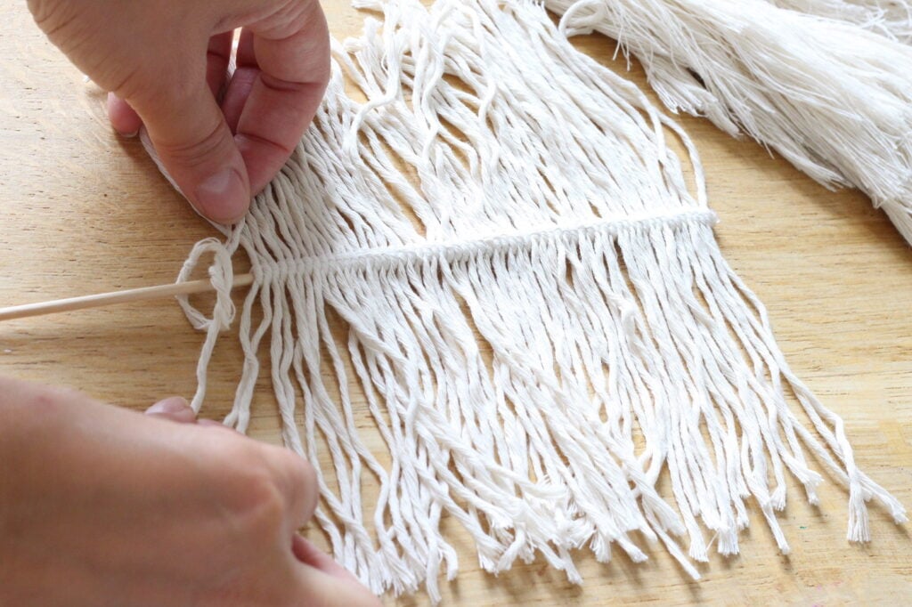 que faire chute cordelette coton idée déco