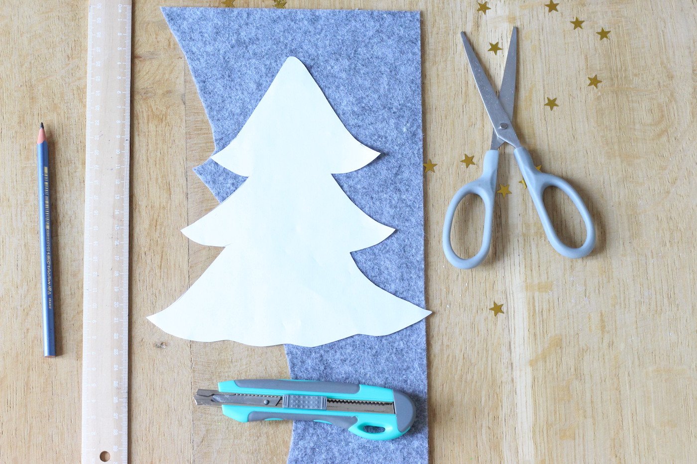 tutoriel déco table Noël à fabriquer matériel nécessaire