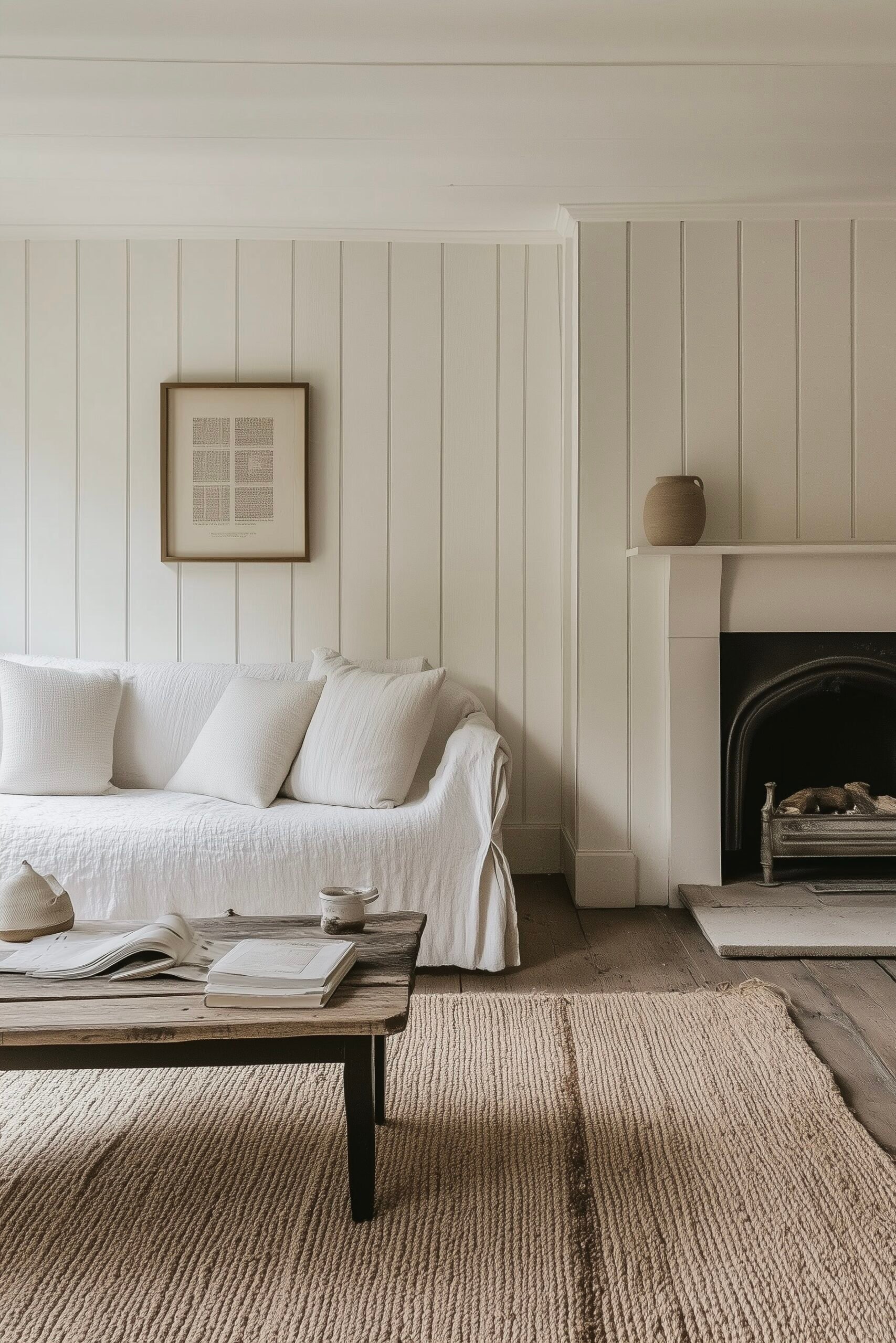 maison déco style cottage scandinave salon