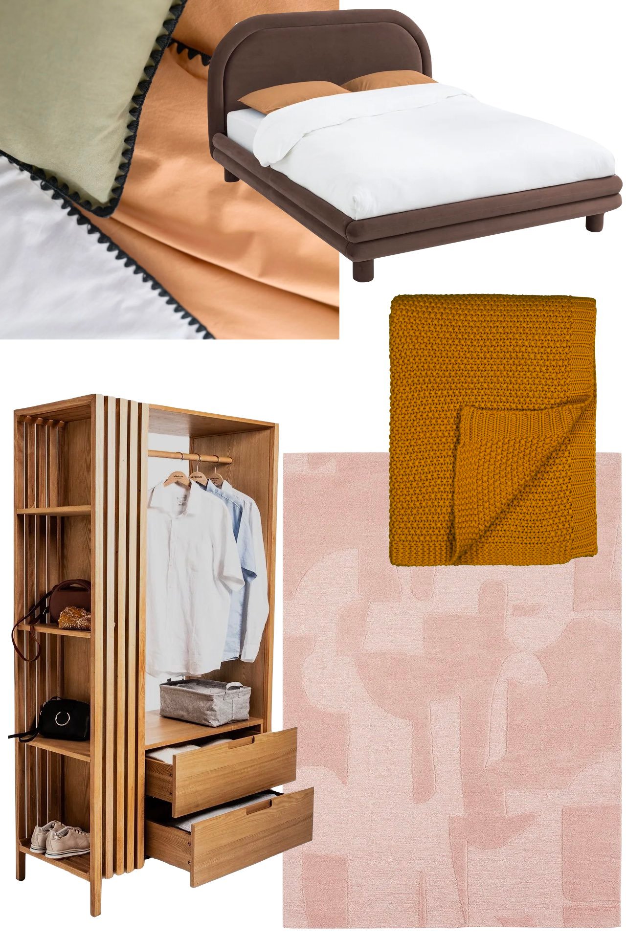 chambre déco néo rétro 70 chic