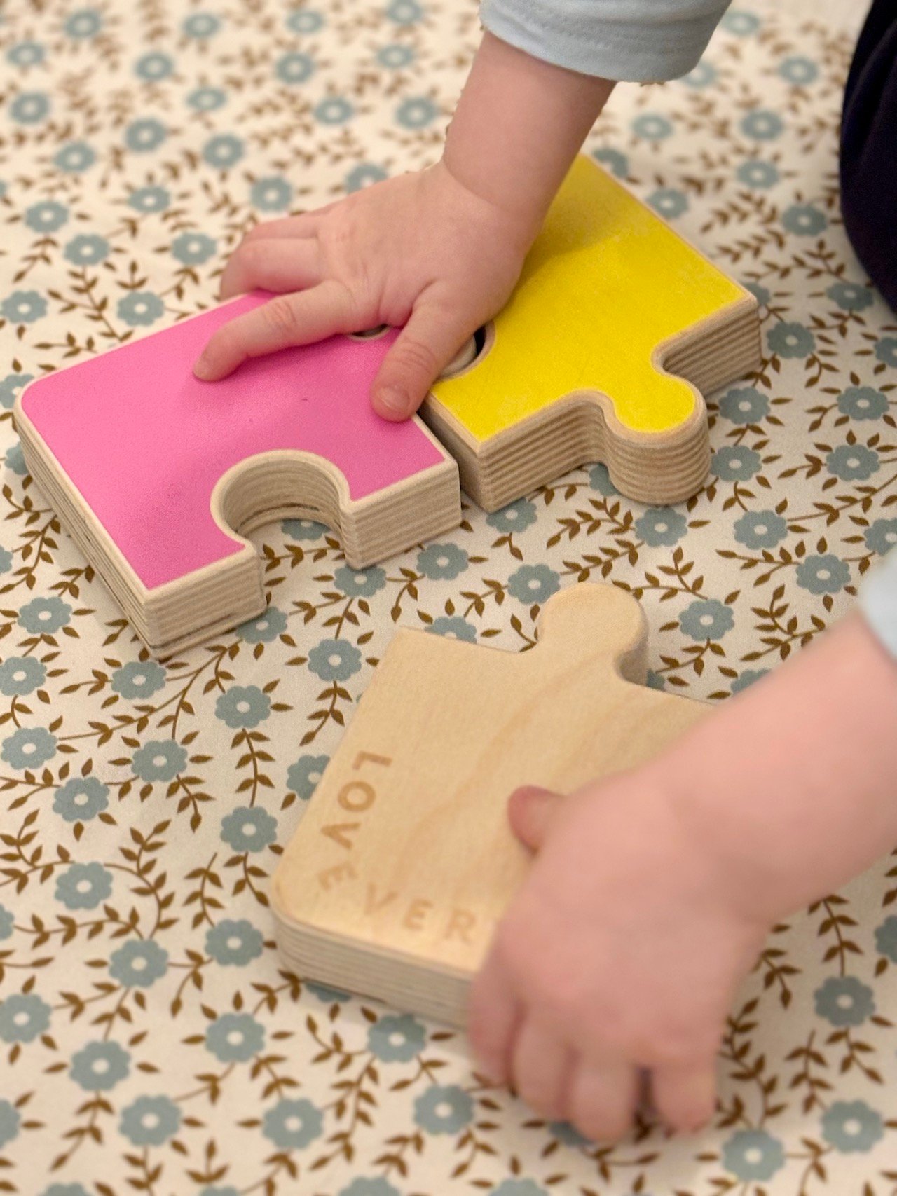 puzzle bois grandes. pièces bébé 1 an