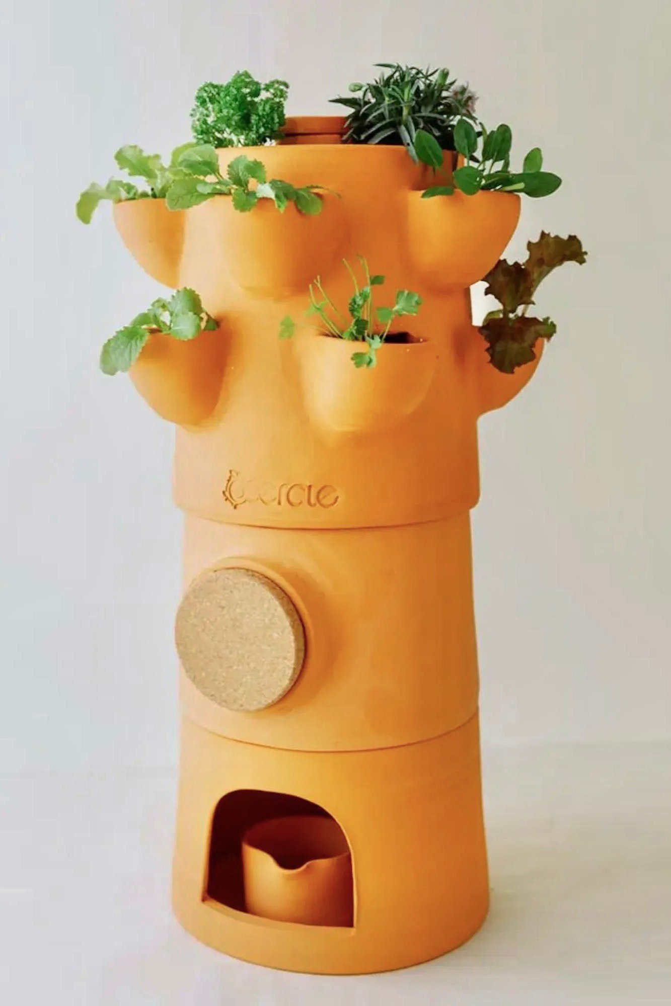 potager composteur terre cuite pot fleur