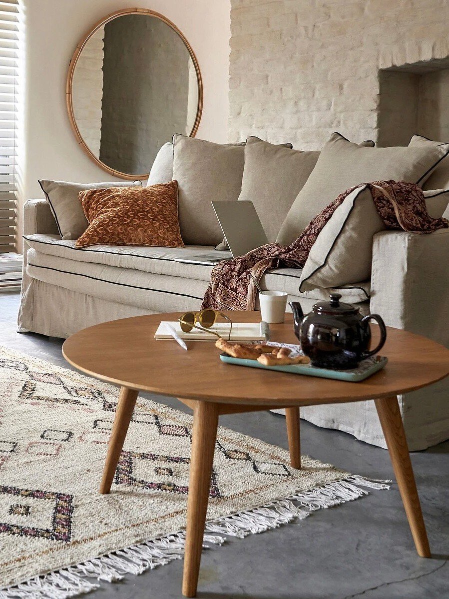 salon maison campagne déco boho chic