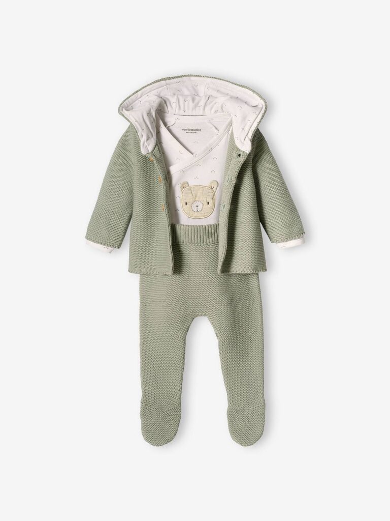 tenue bébé confortable tricot diy