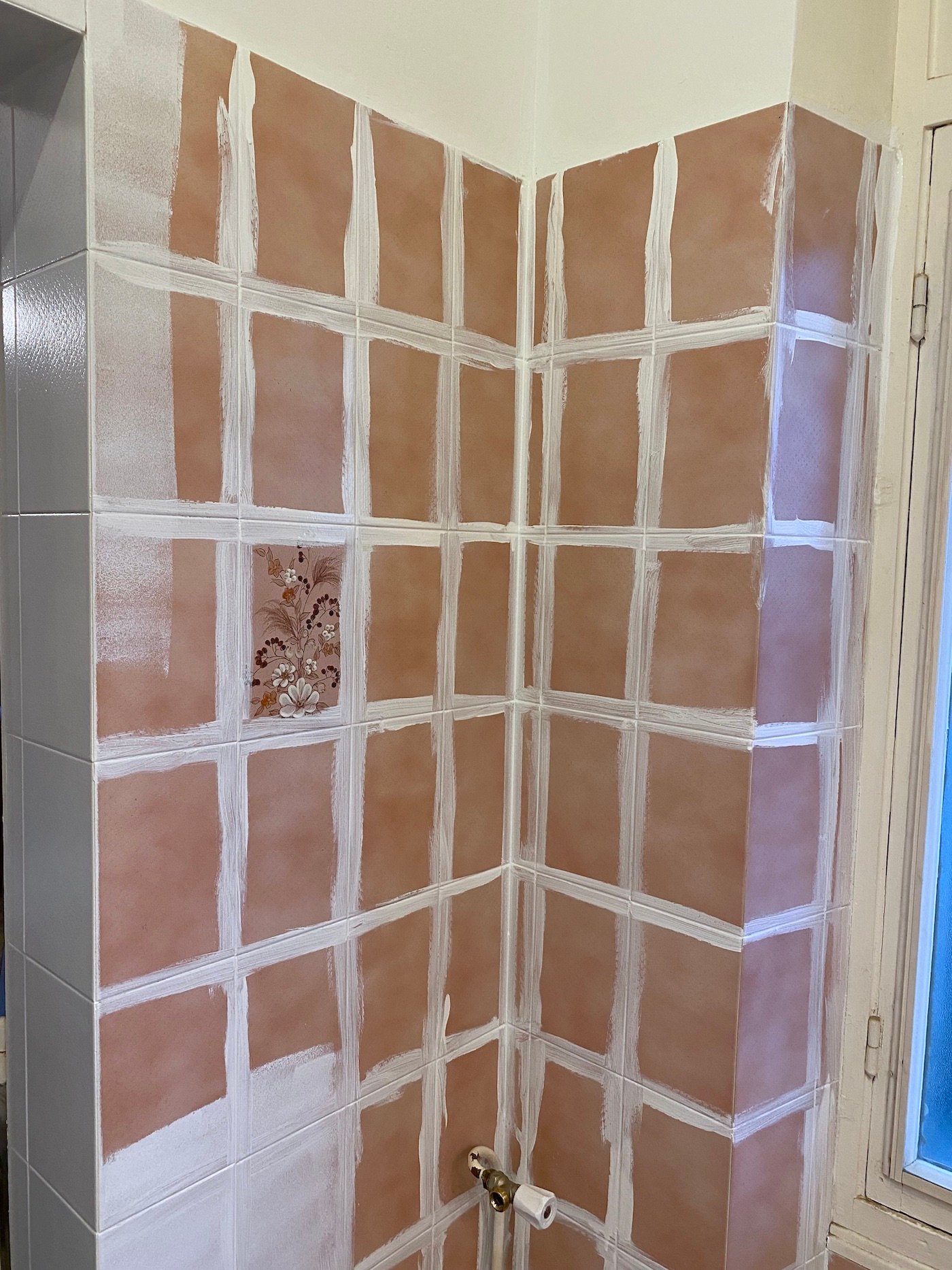 test avis peinture v33 carrelage Rénovation Perfection salle de bains