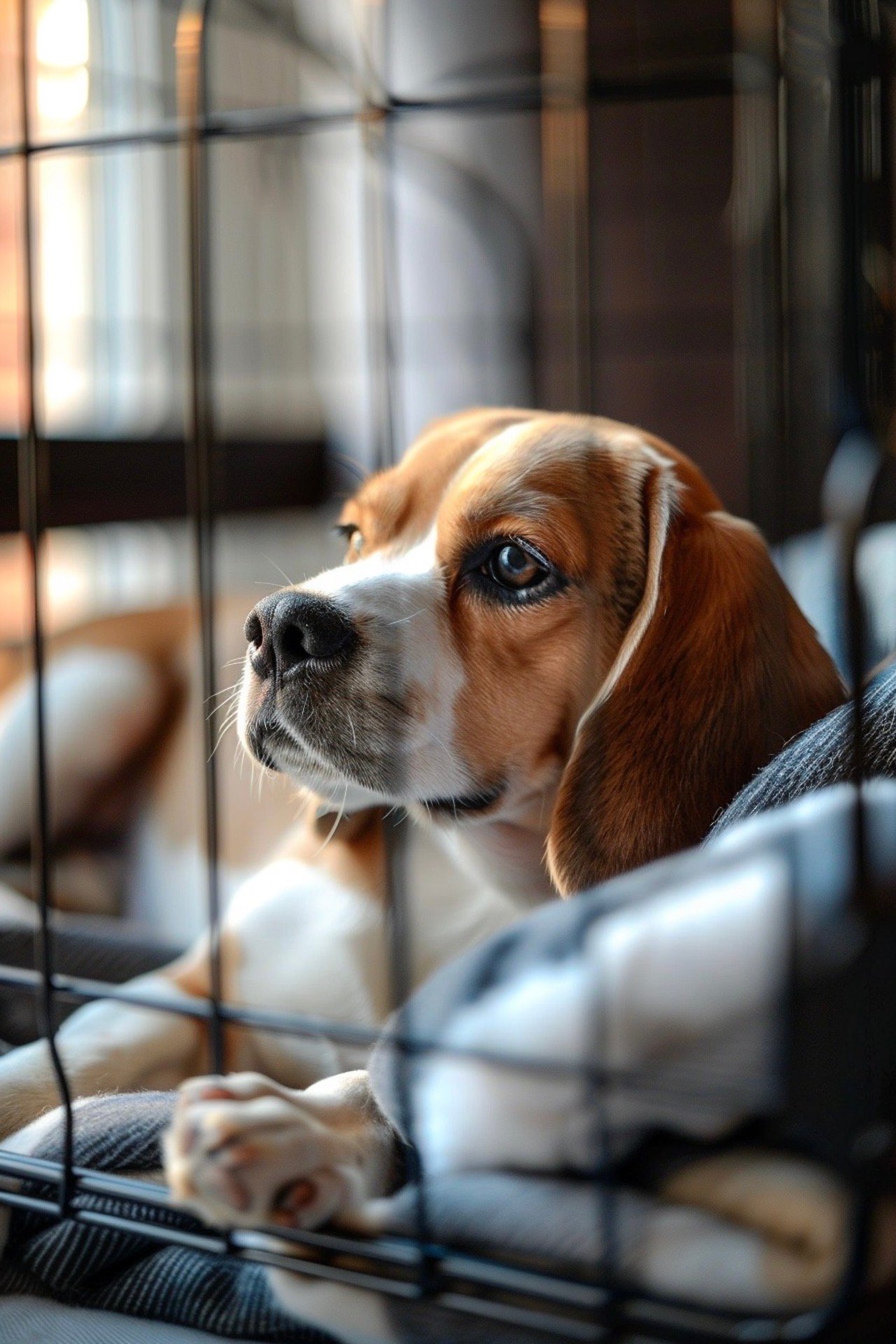 Feandrea test cage métal beagle