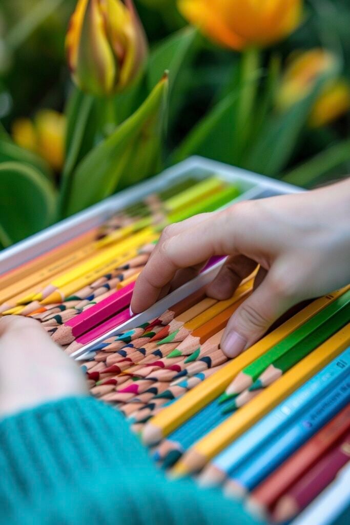 avantage activité manuelle détente crayons de couleur