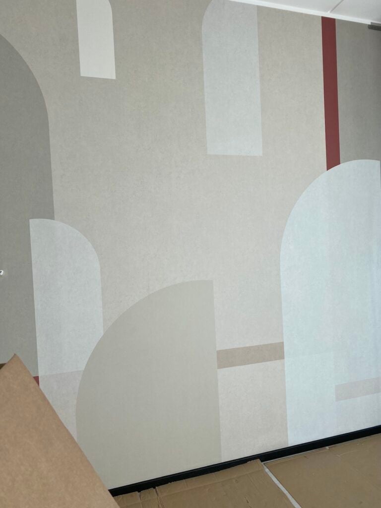 avis papier-peint arche beige décor