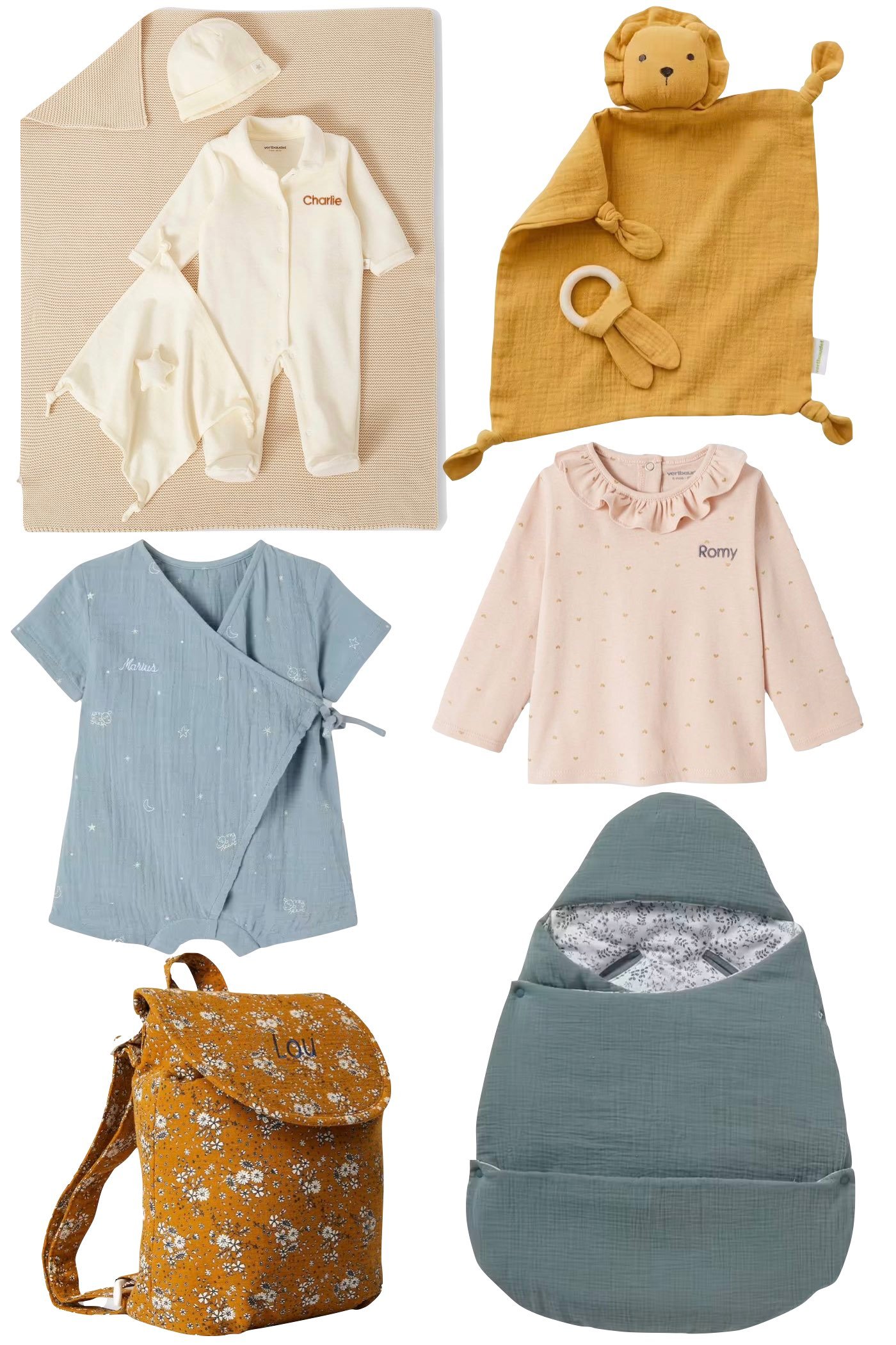 cadeau naissance accessoires bébé personnalisés