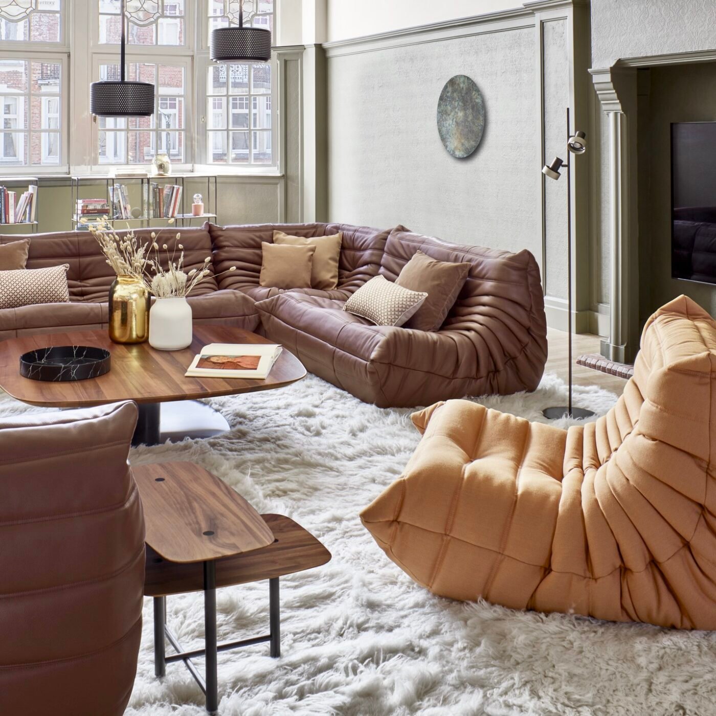 canapé matelassé pour enlever écho grand salon