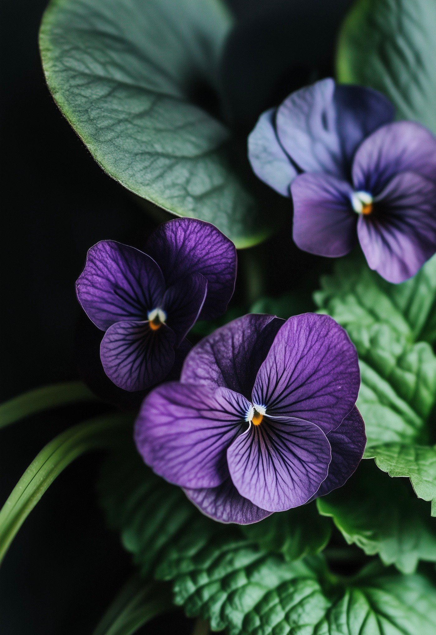 fleurs de novembre violette cornue plante