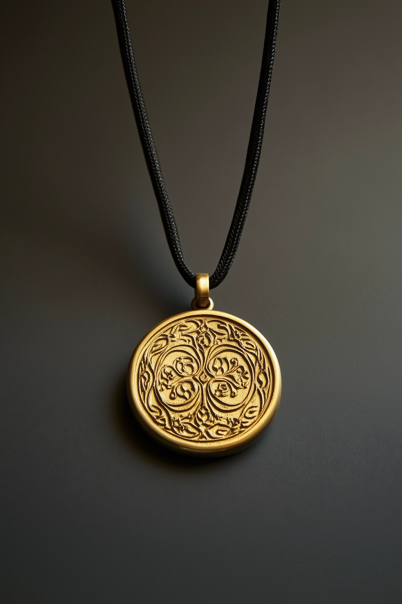 médaille baptême garçon or gravure arbre
