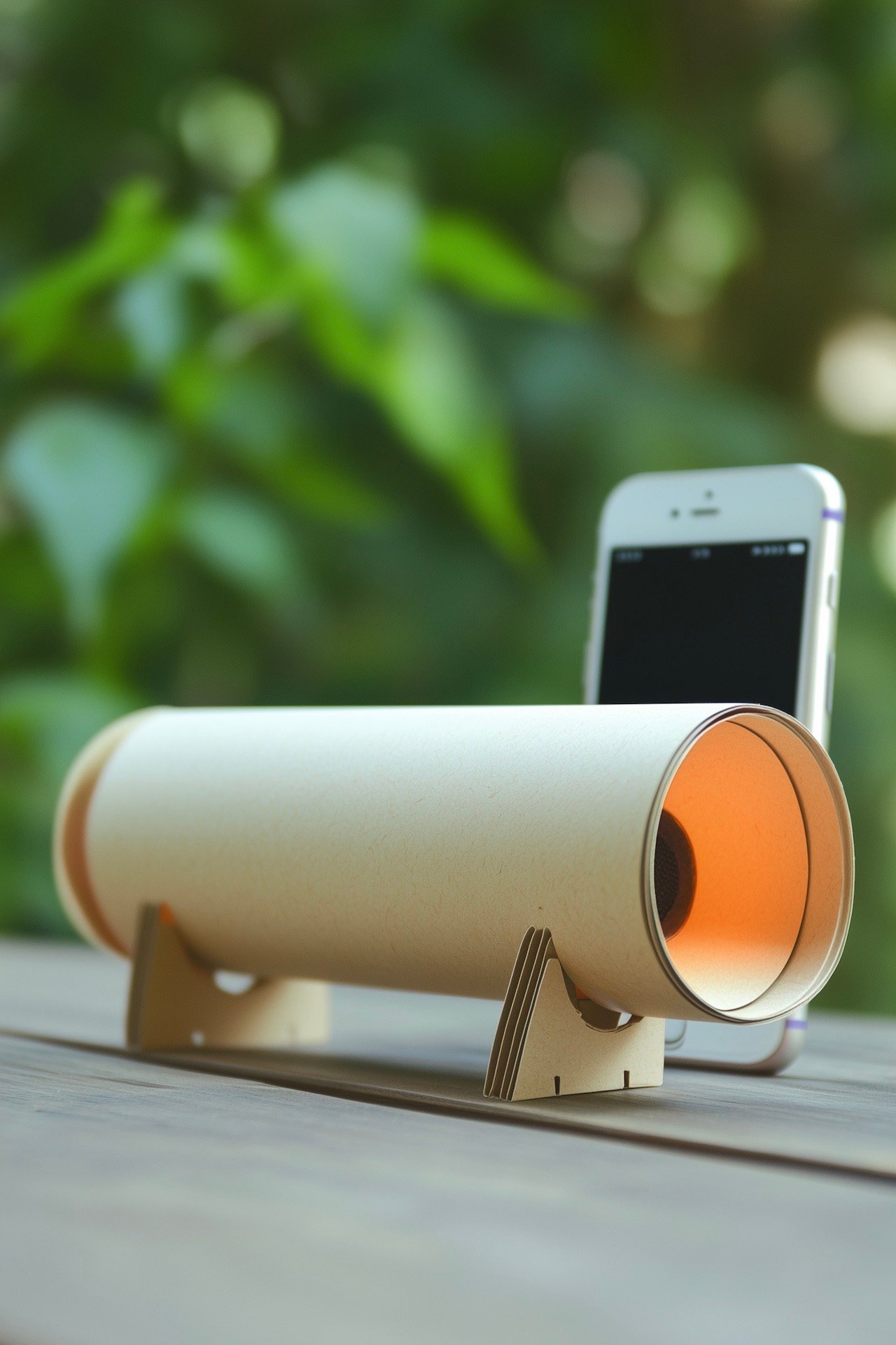 amplificateur son diy paper bois idée cadeau fait-maison