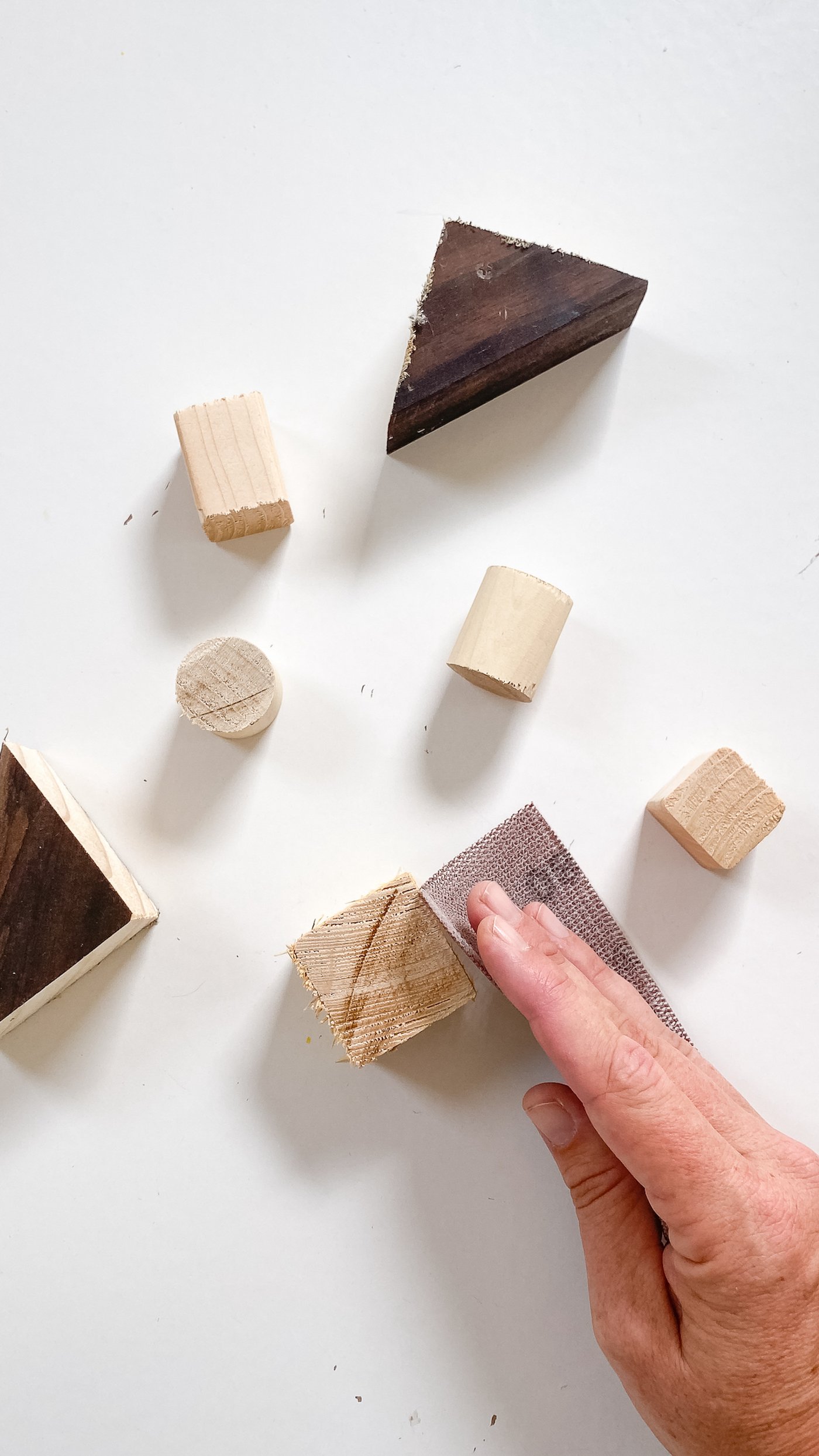 papier verre grain jolie finition