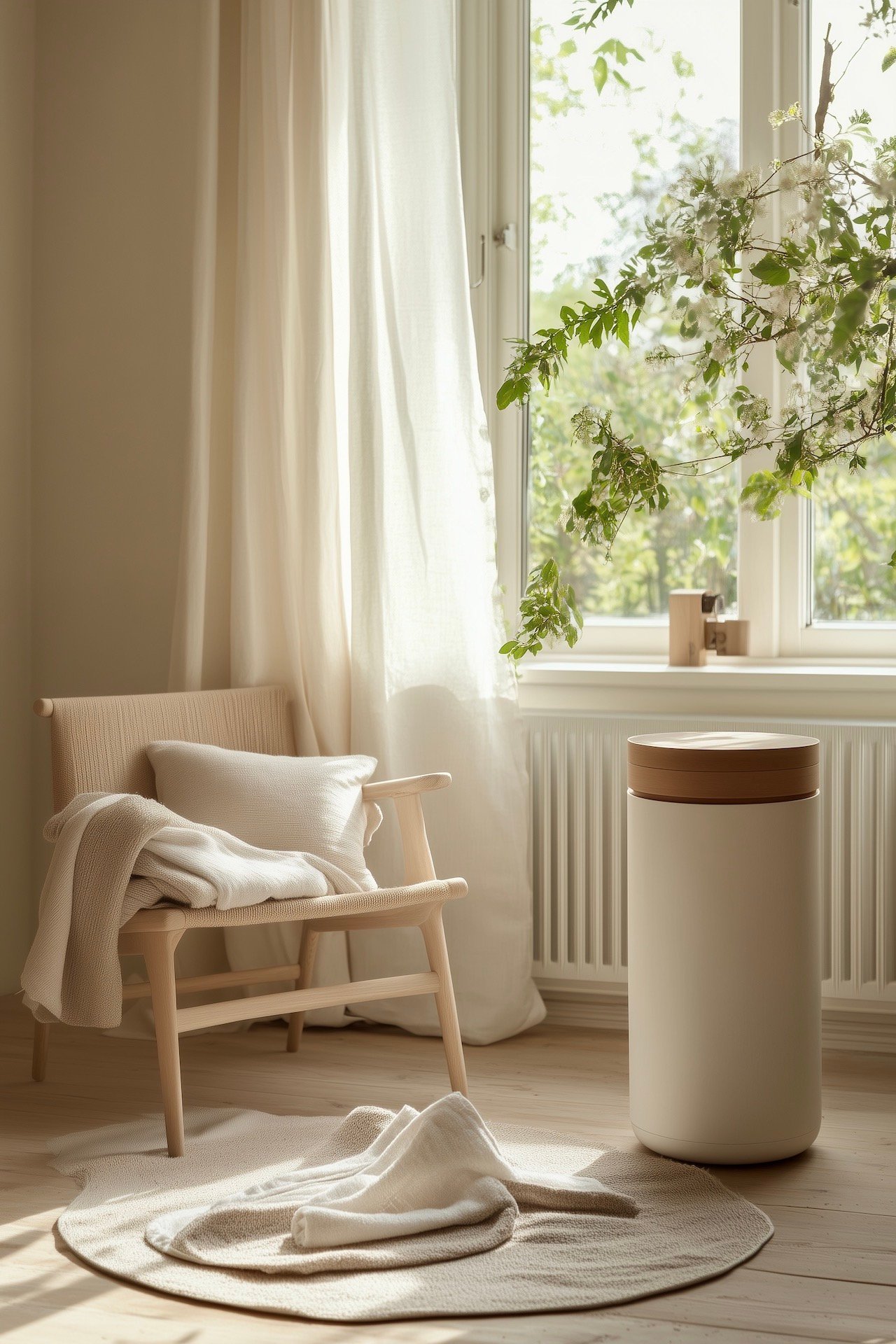 purificateur d'air bébé chambre bois écologique