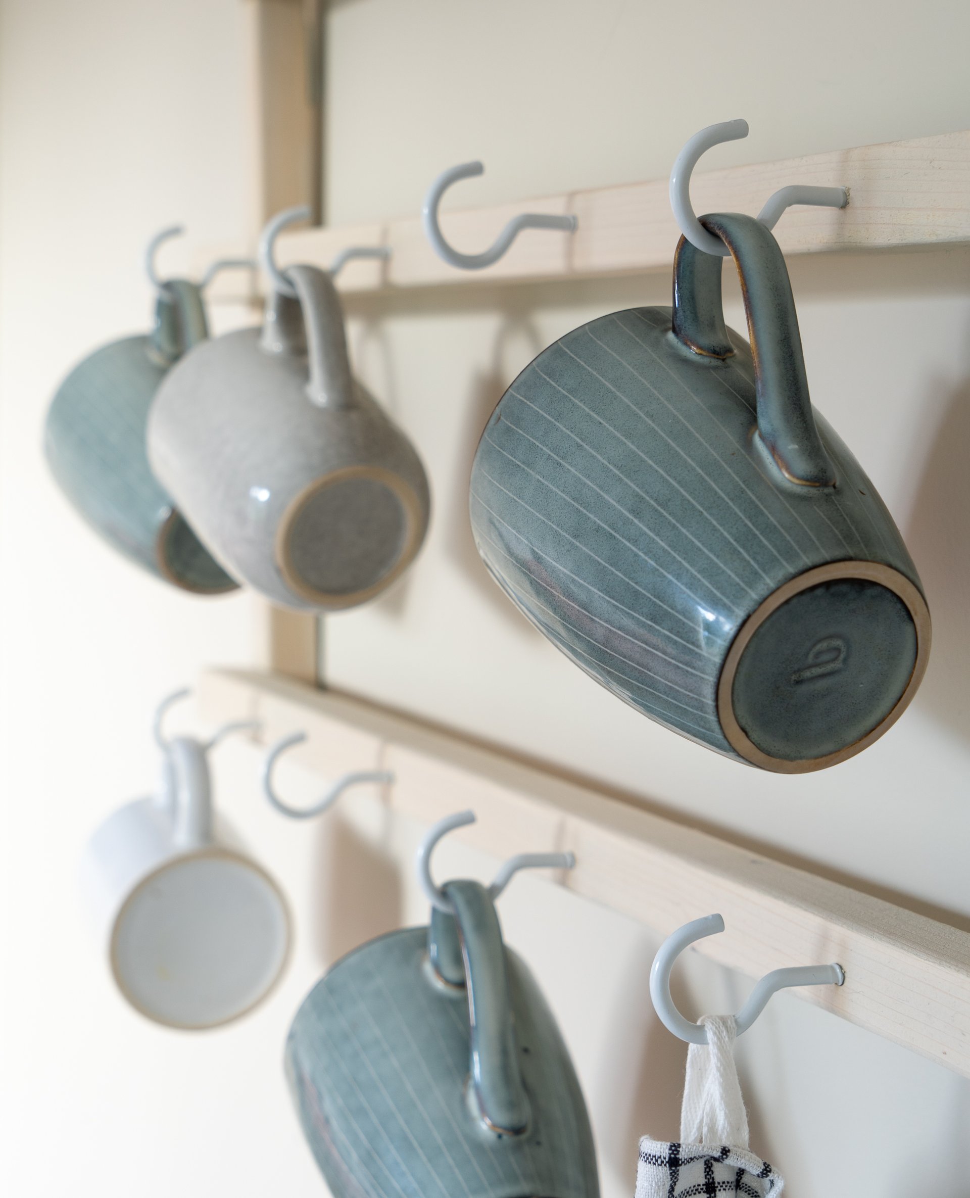 mug artisanat bleu rayures danois Broste