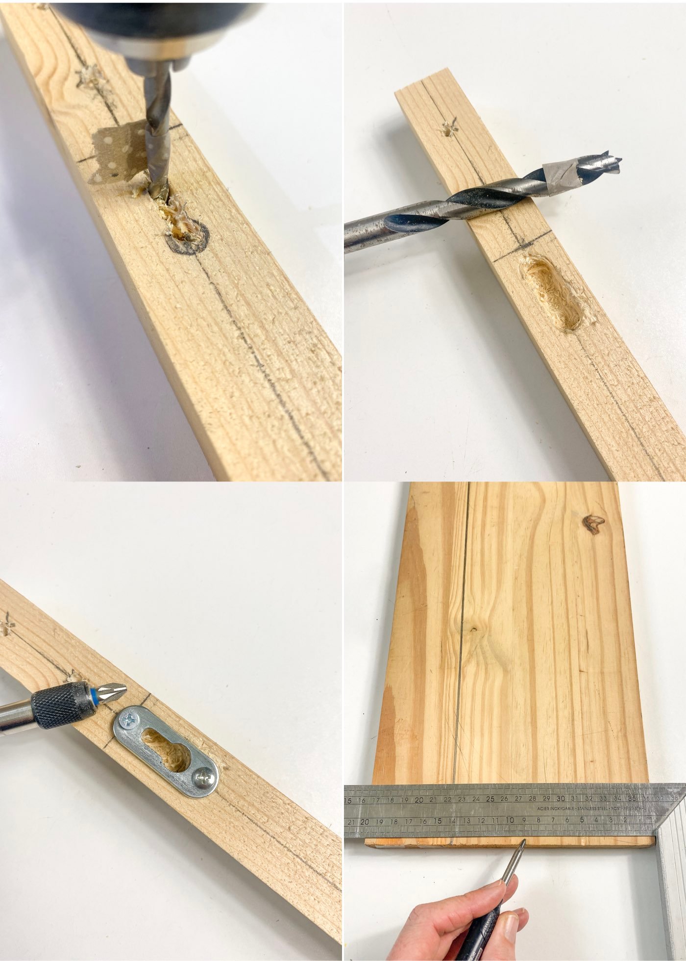 tuto pas à pas rangement mural