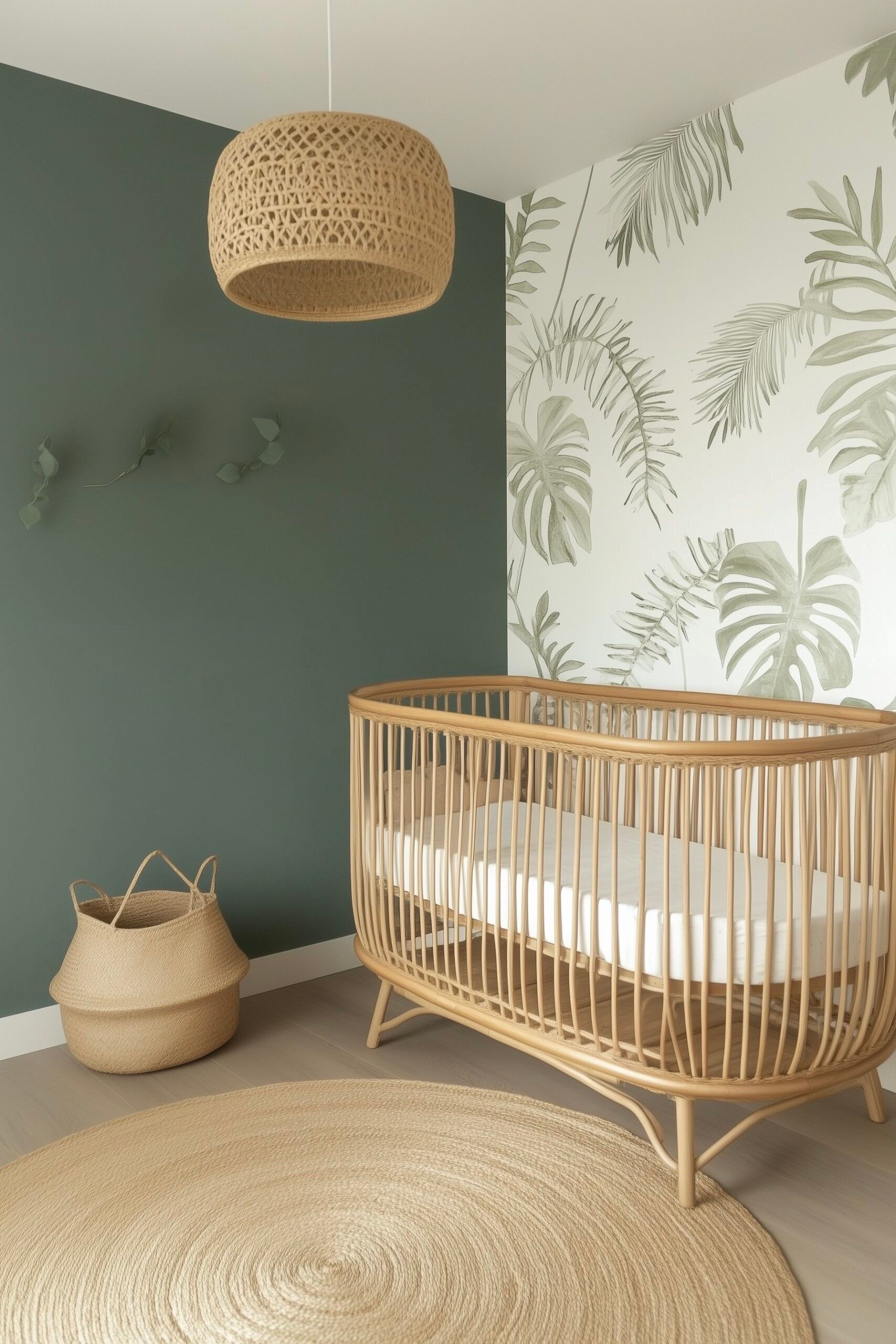 chambre bébé couleur mixte minimaliste