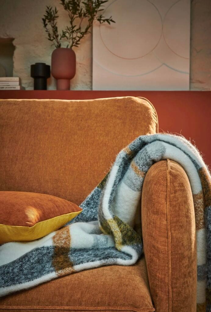 canapé lit convertible tissu bronze design