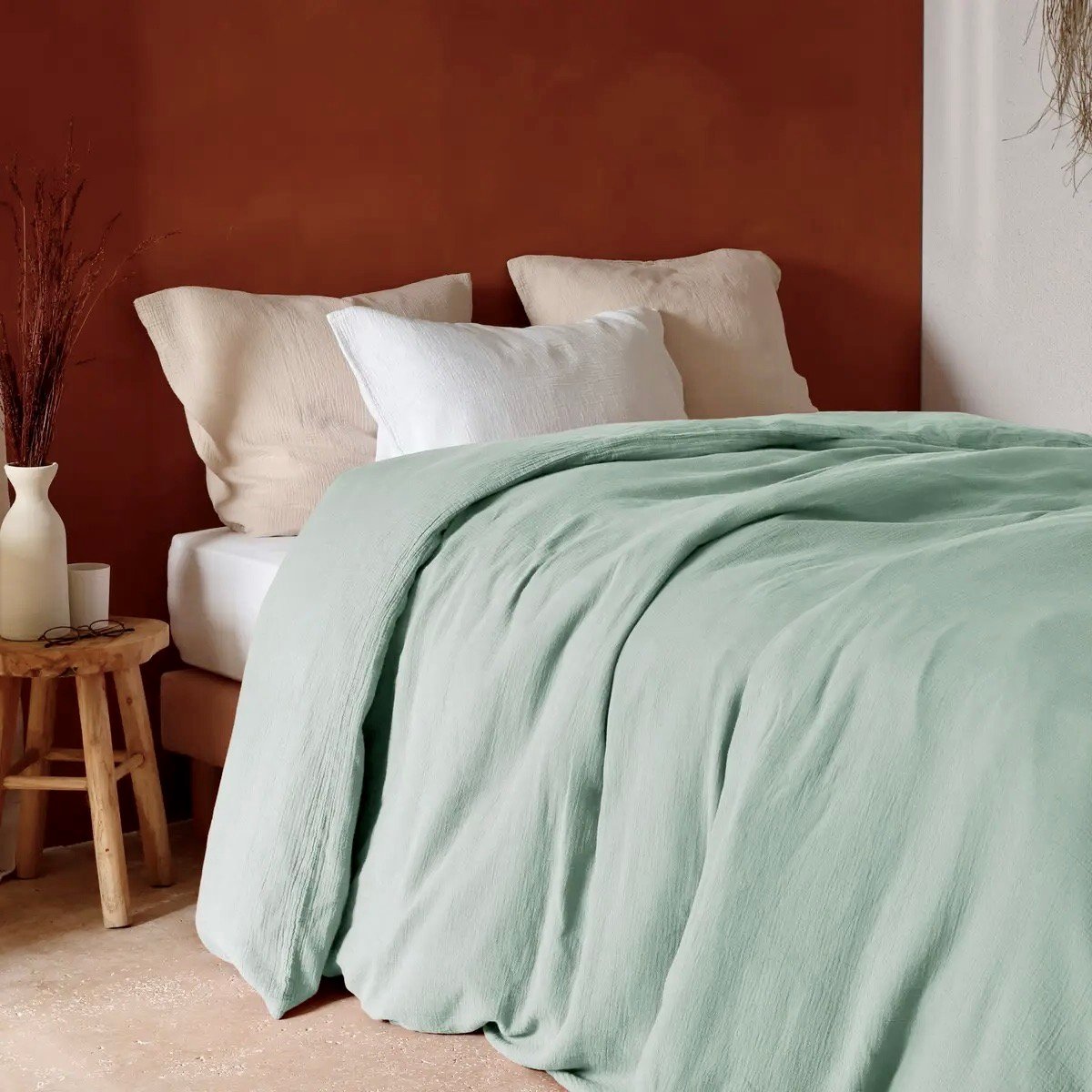 housse couette gaze coton France pas chère