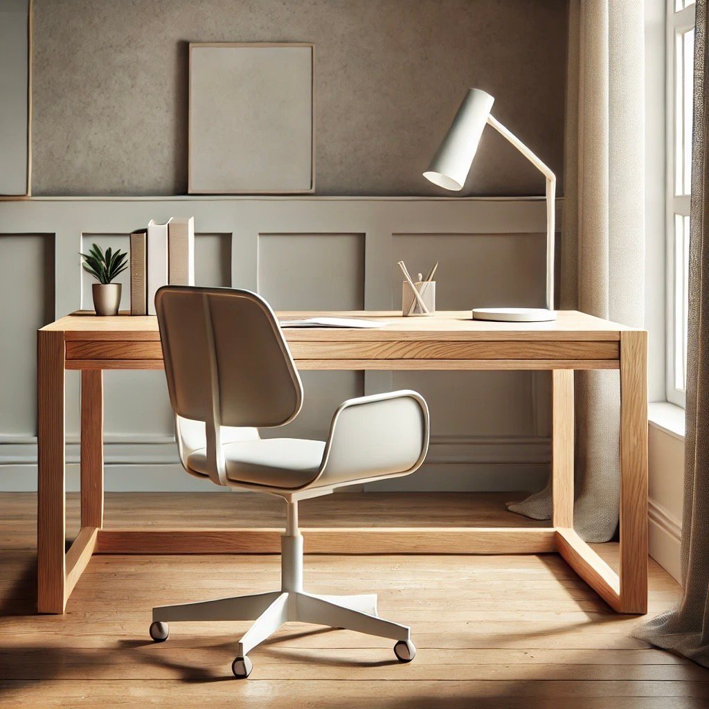 idée déco bureau scandinave minimaliste chic