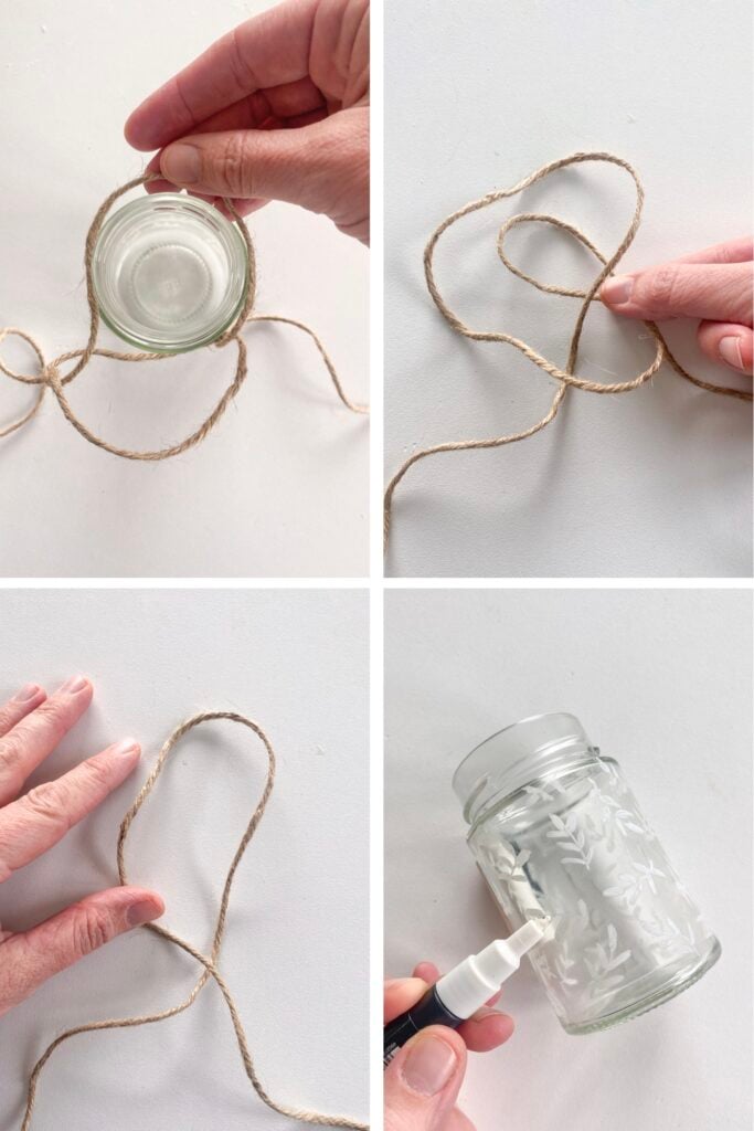 idée déco récup bocal verre lampion