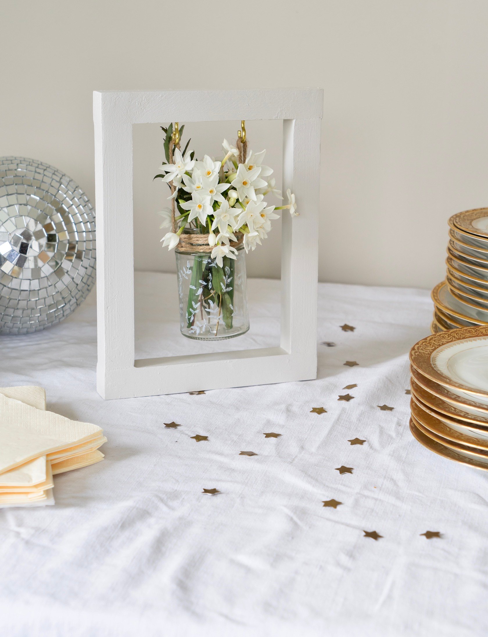 idée décoration à faire soi-même vase original déco champêtre