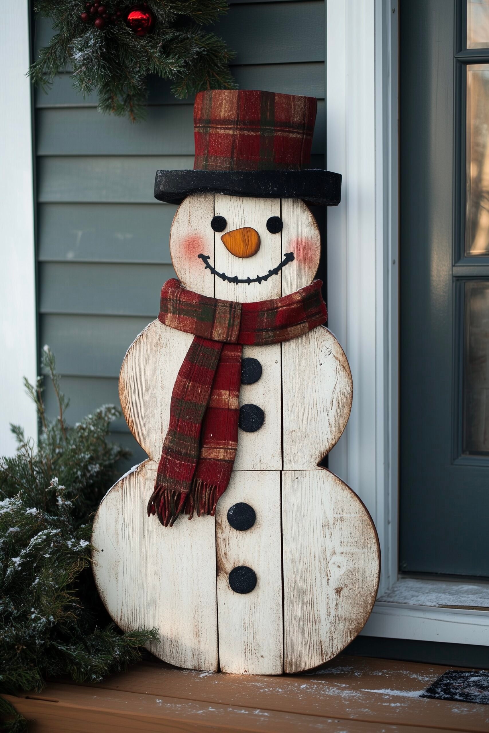 maison porche Canada hiver décoration extérieure