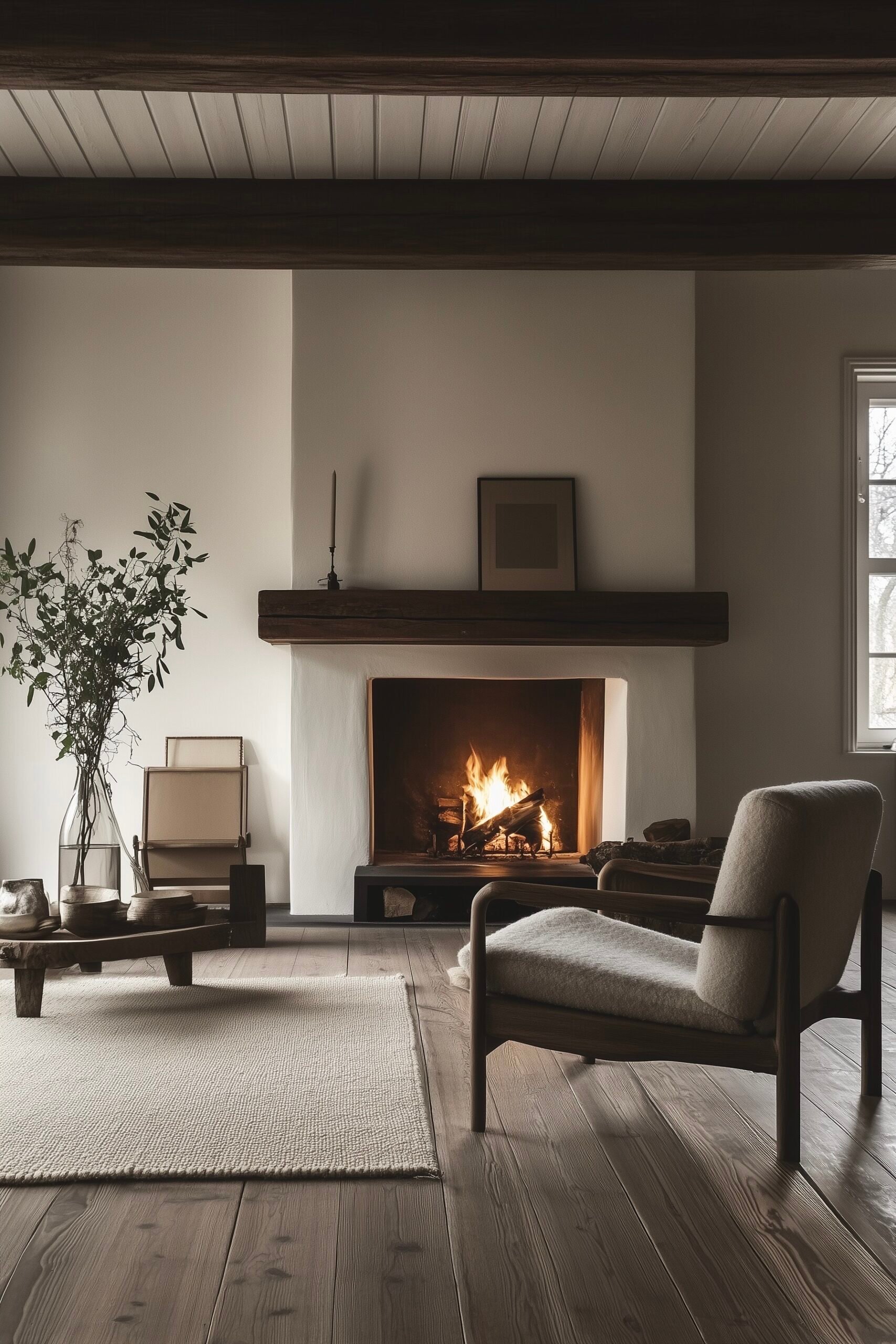 salon ambiance cosy maison de campagne