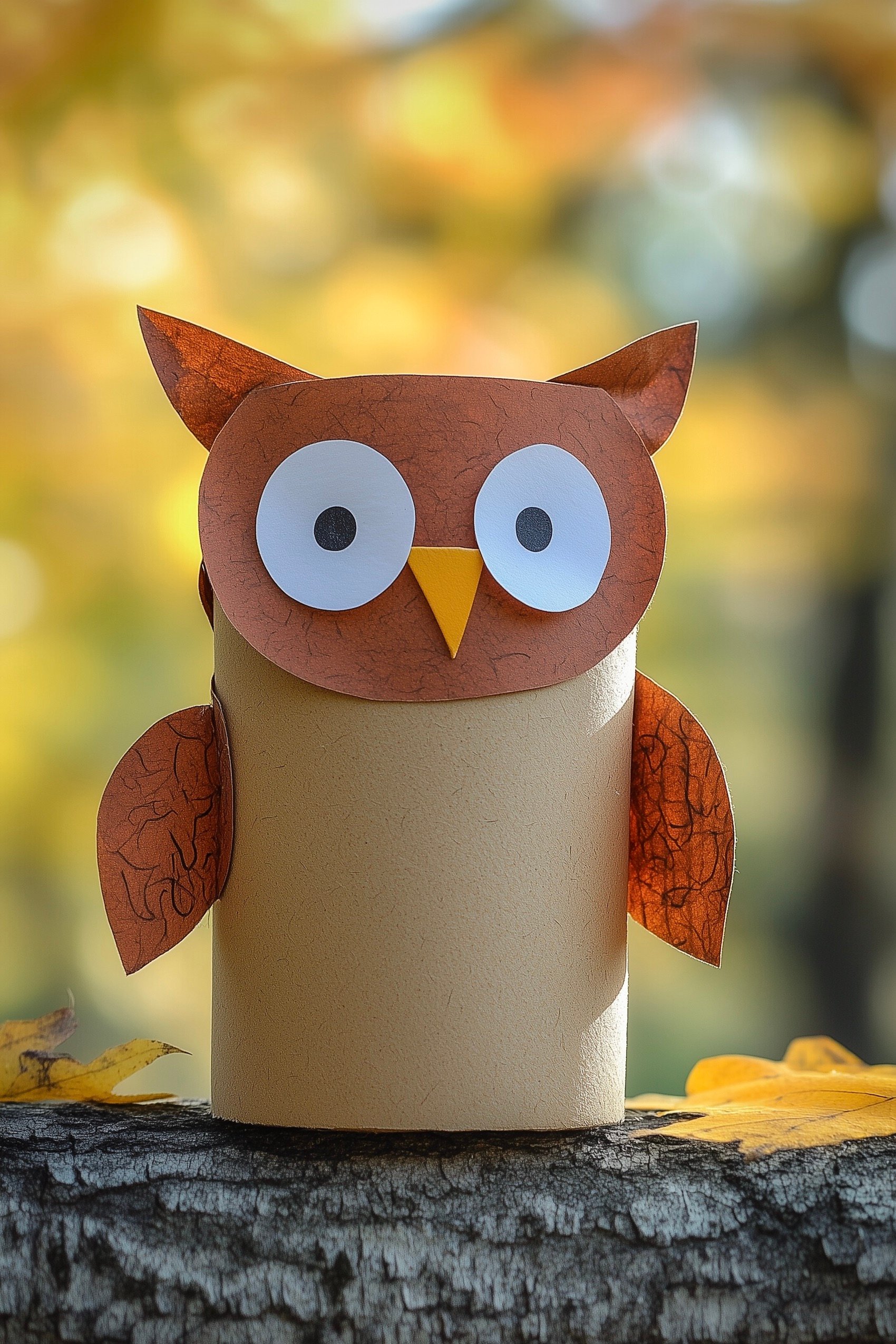 animaux rouleaux de papier toilette diy hibou