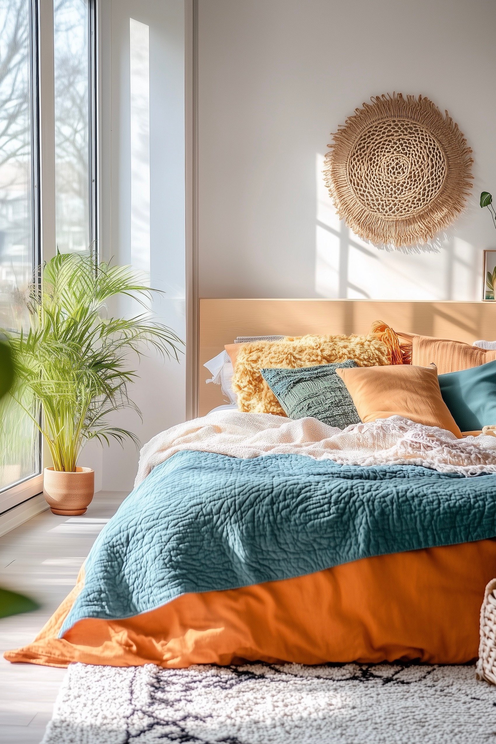 chambre tissage corde décoration bohème diy