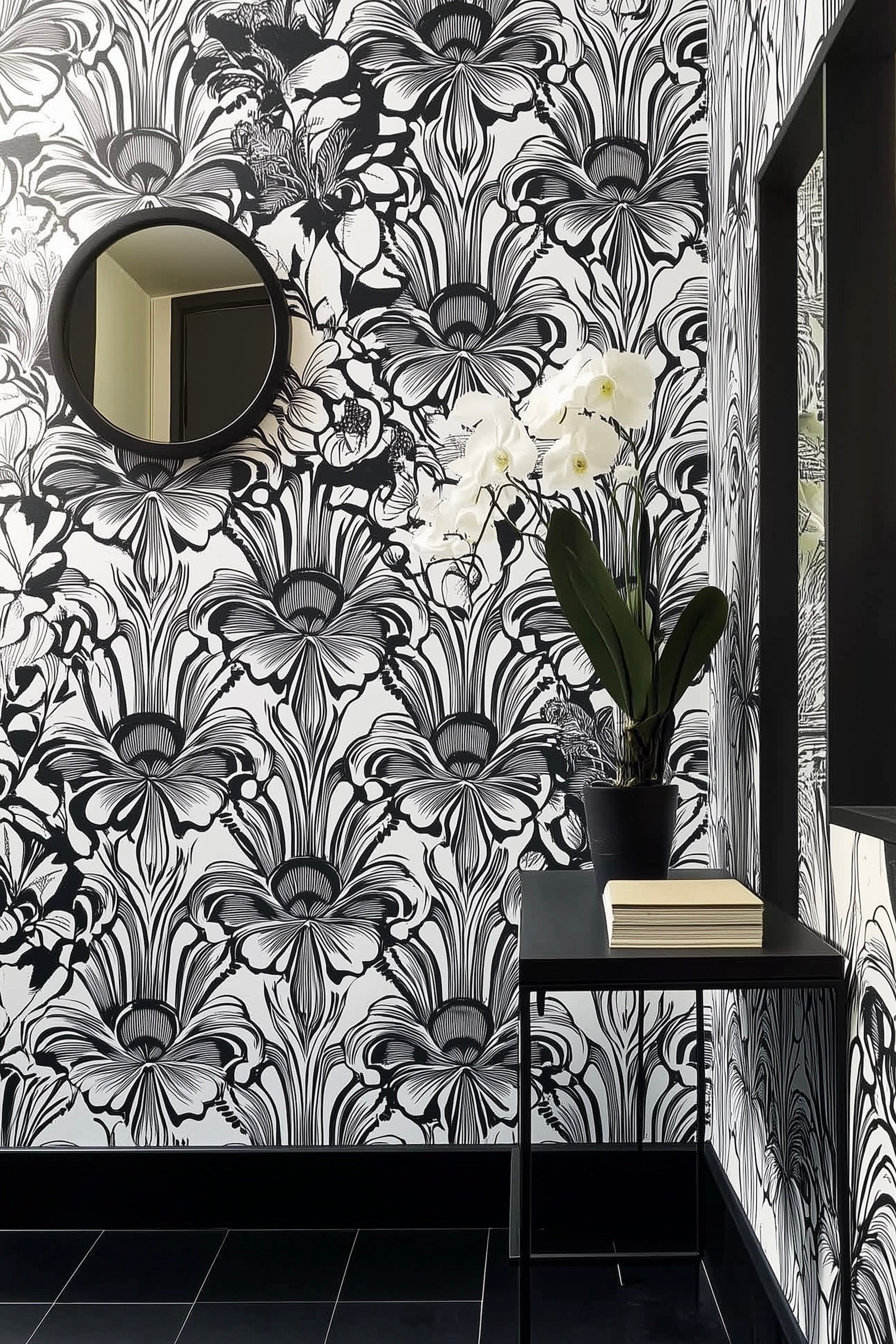 comment décorer entrée théâtrale impressionnante déco