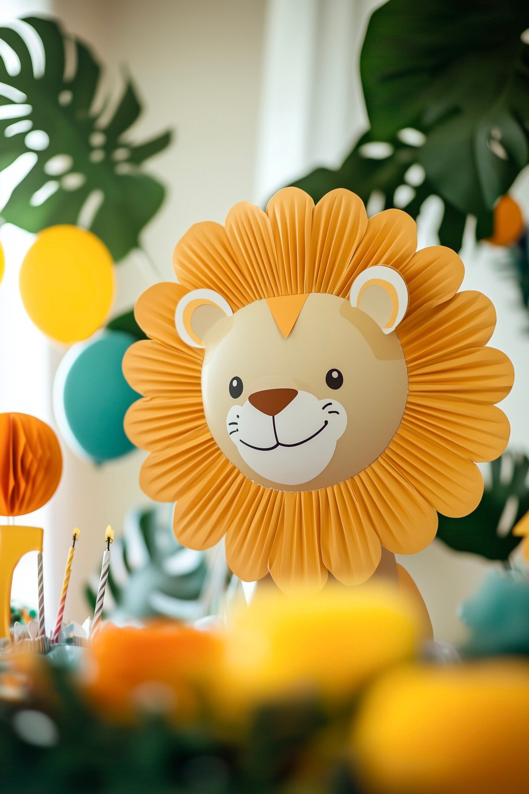 diy masque lion à faire soi-même carton assiette papier
