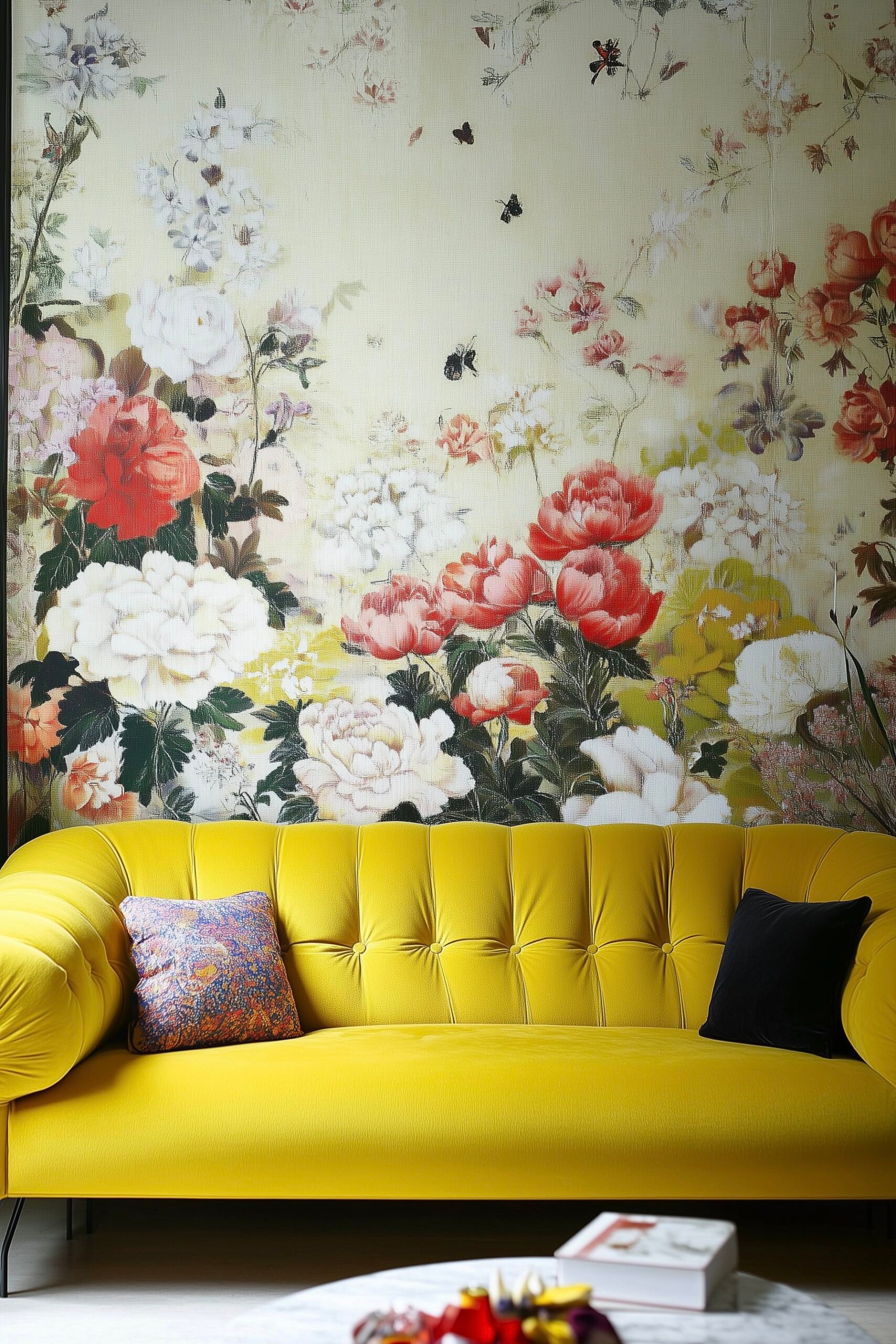 papier peint floral vintage papier japonais