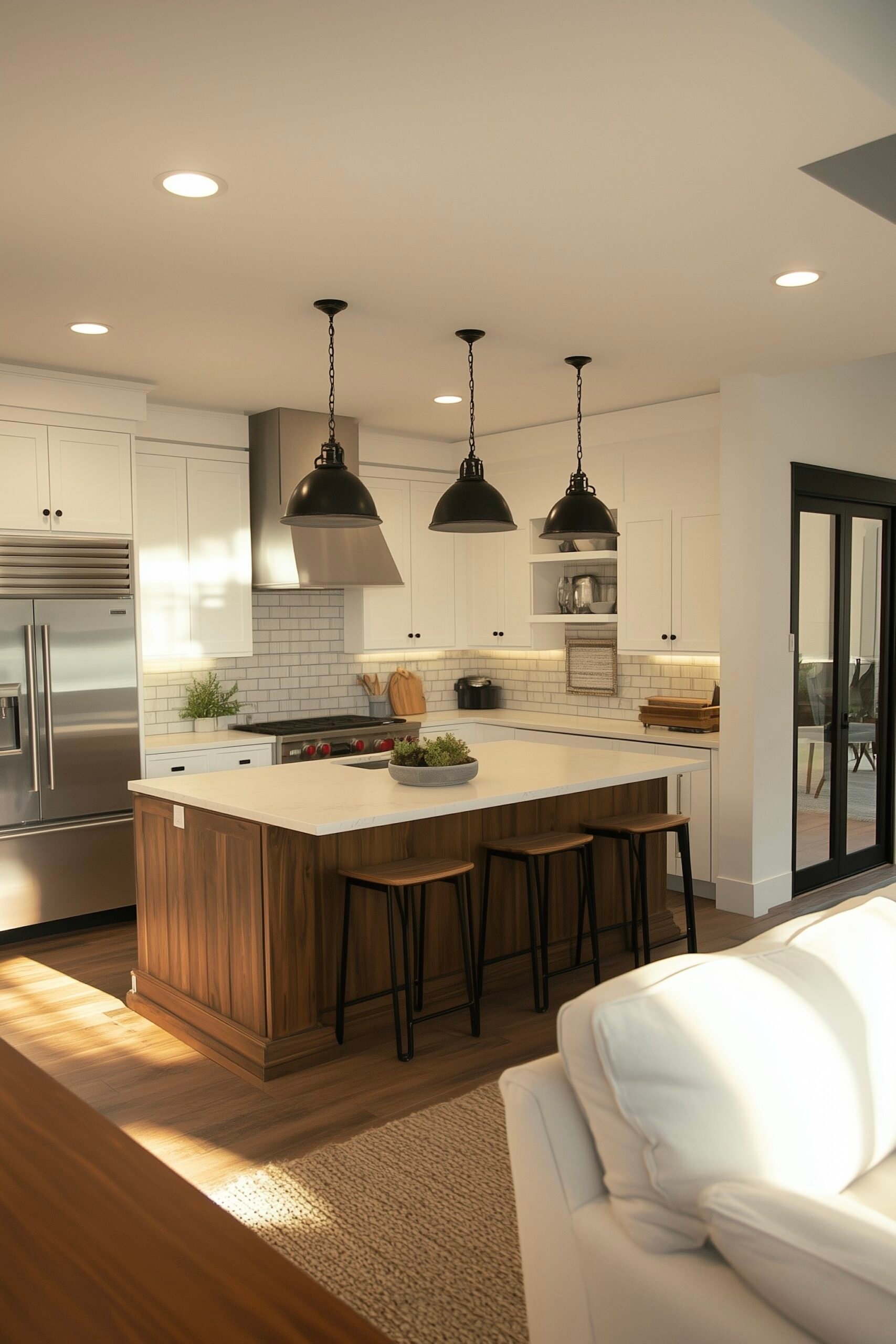 projet déco cuisine style campagne maison moderne