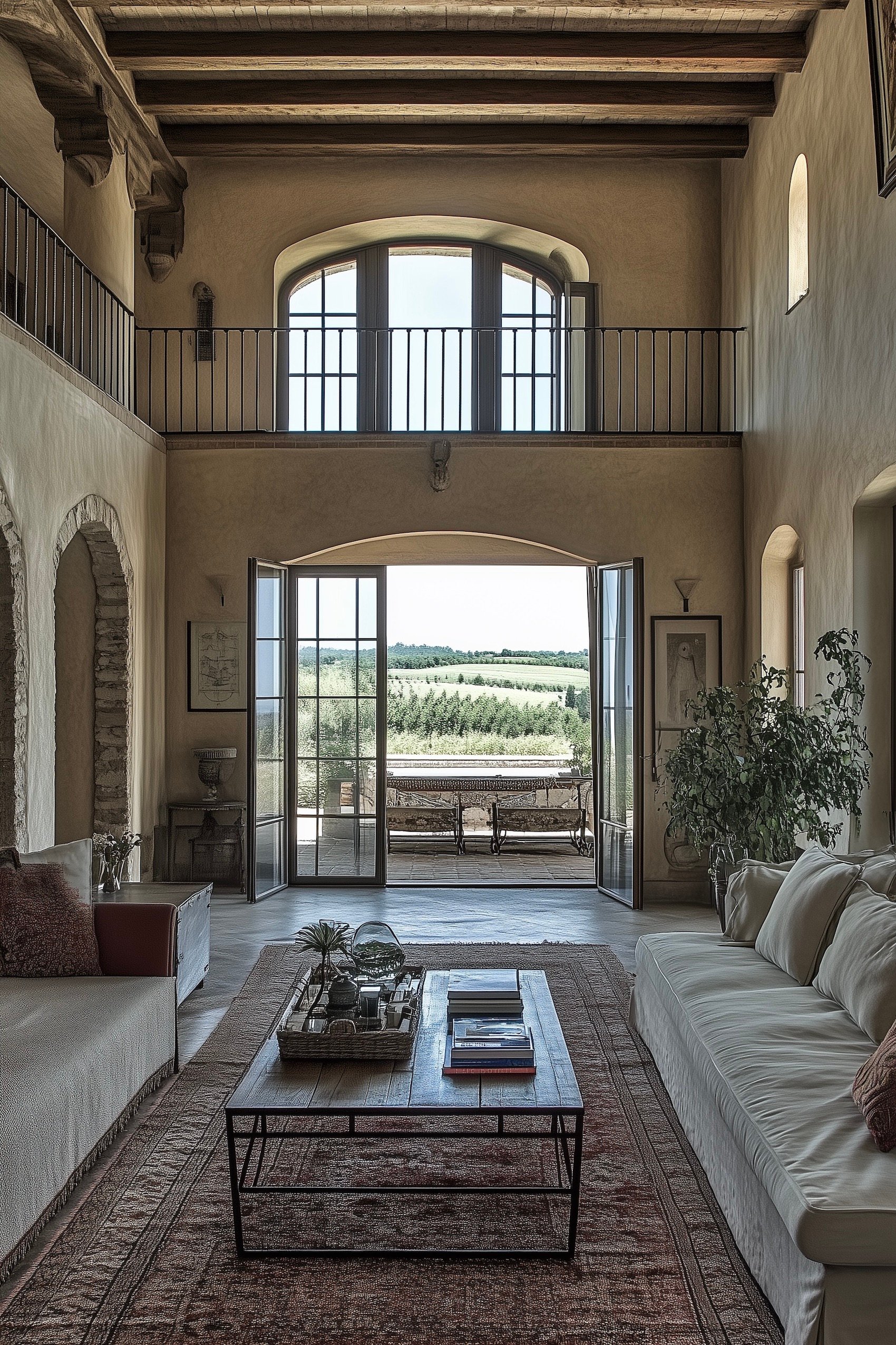 ancien corps de ferme transformé villa chic classique déco