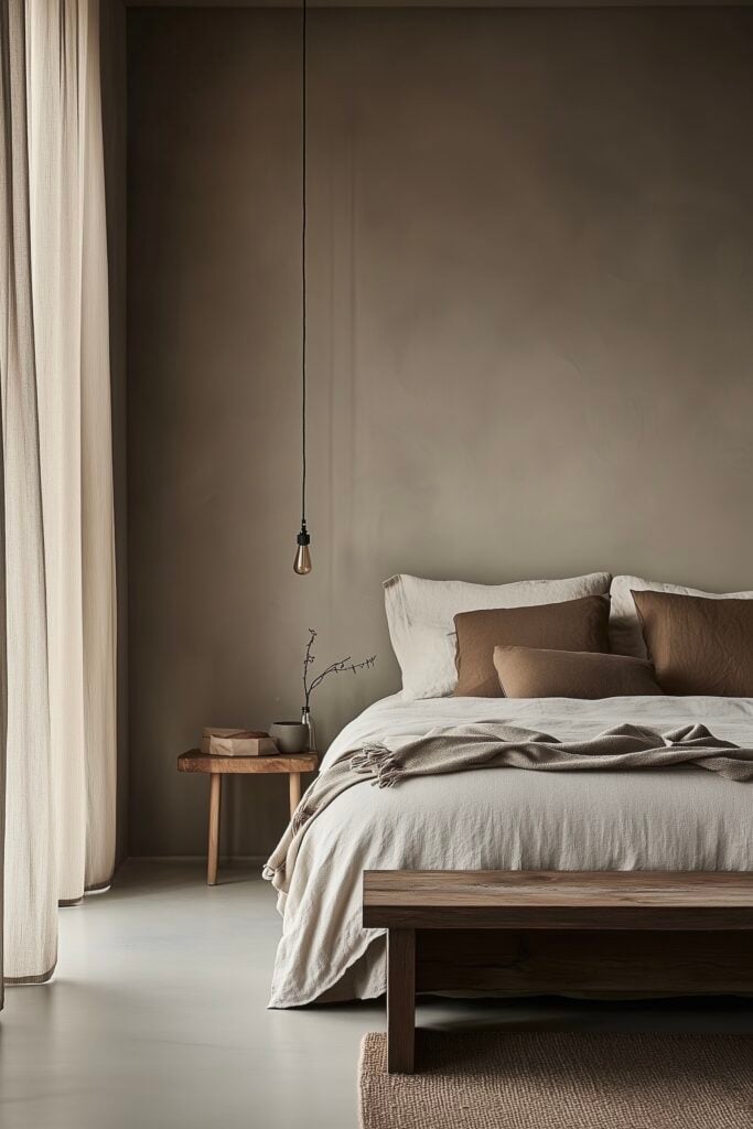 Atmosphera magasin meuble chambre beige nature