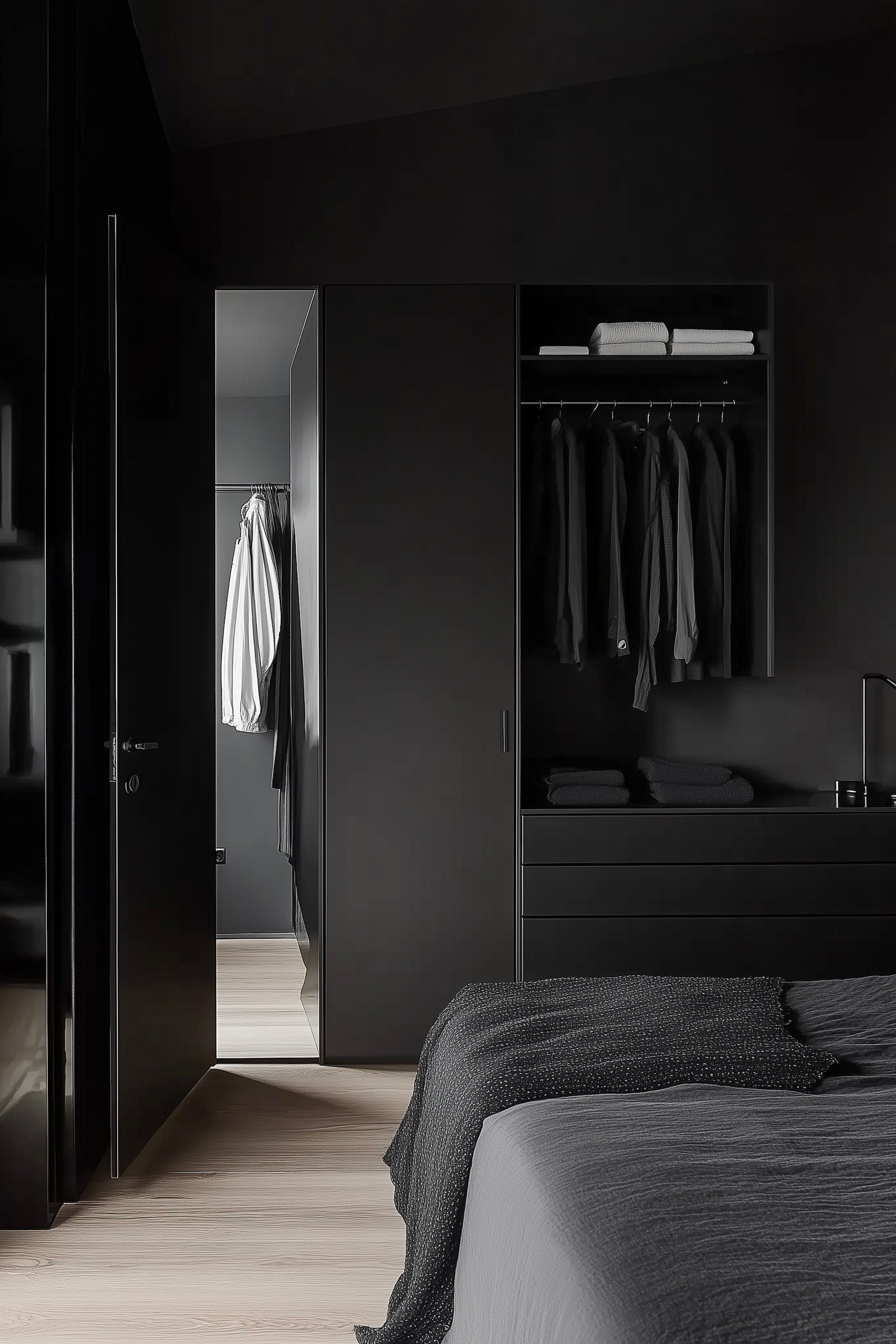 chambre noire homme adolescent garçon style