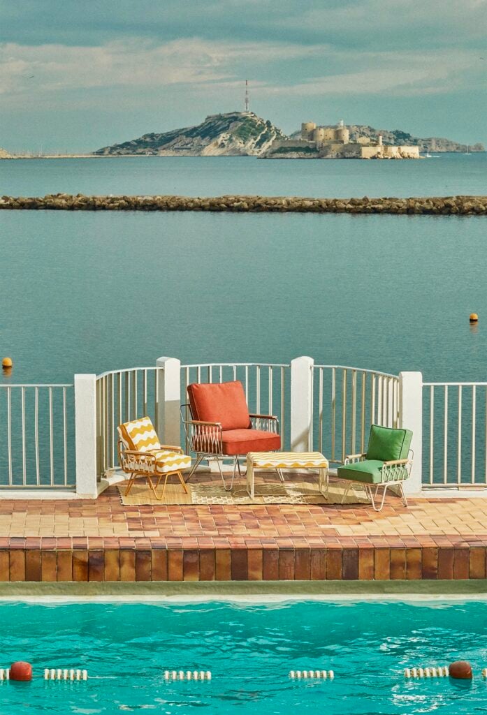 nouvelle collaboration Monoprix été meuble jardin piscine