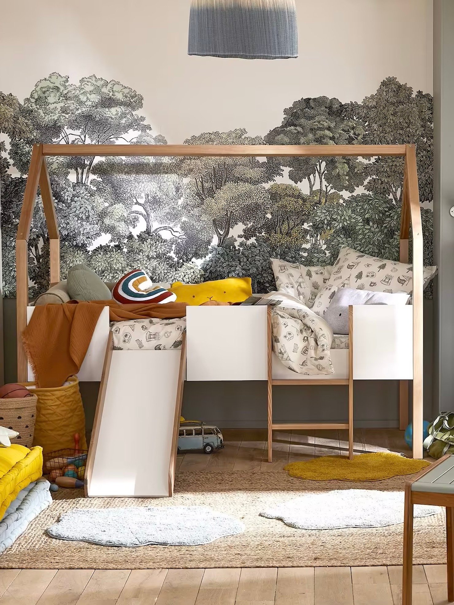 chambre enfant garçon thème aventure nature