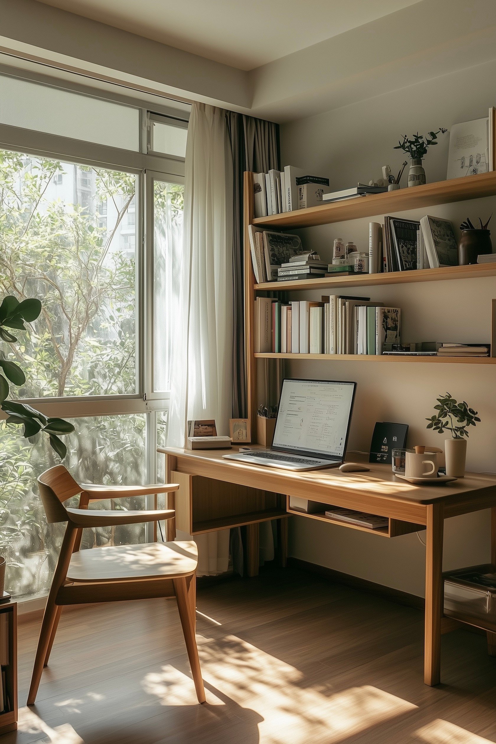 Muji France bureau rangement aménagement mural