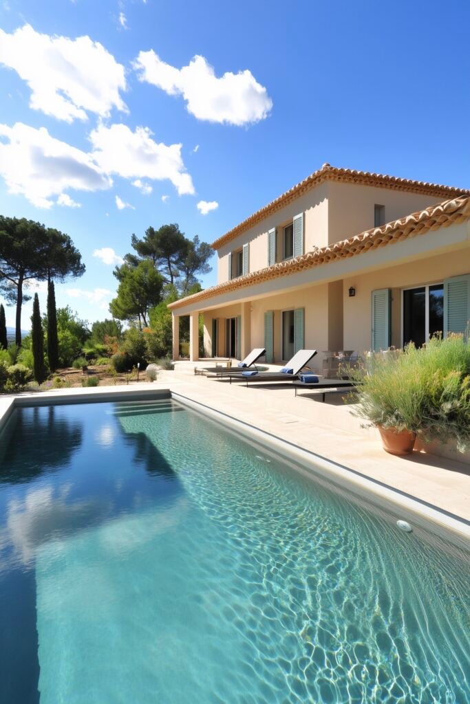 résidence secondaire piscine Aix Provence - blog déco