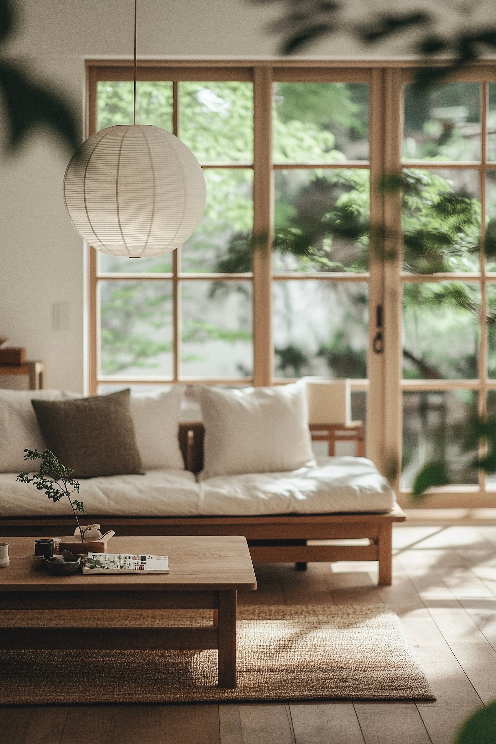 salon Muji France salon design minimaliste