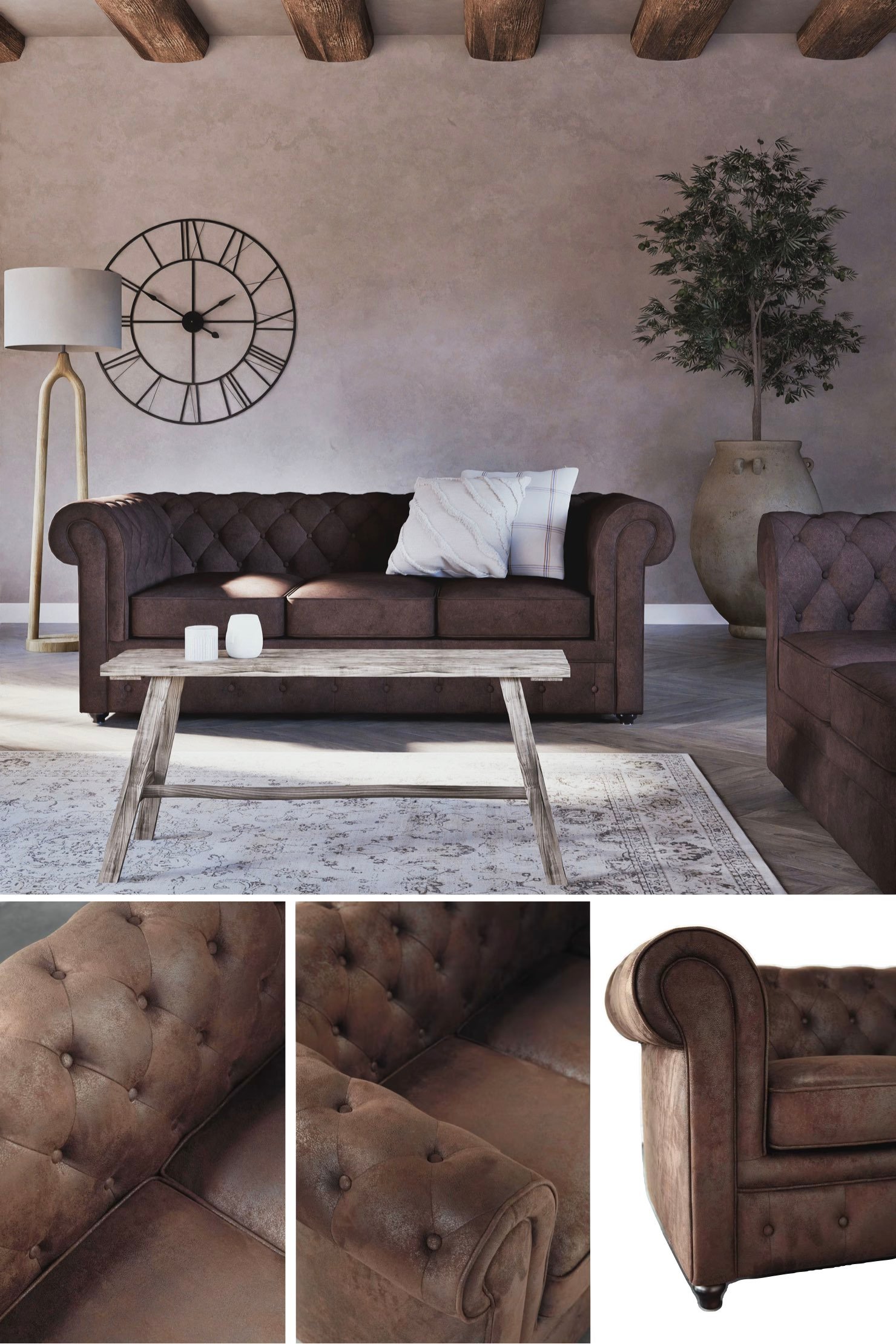 avis Chesterfield effet vieilli confort