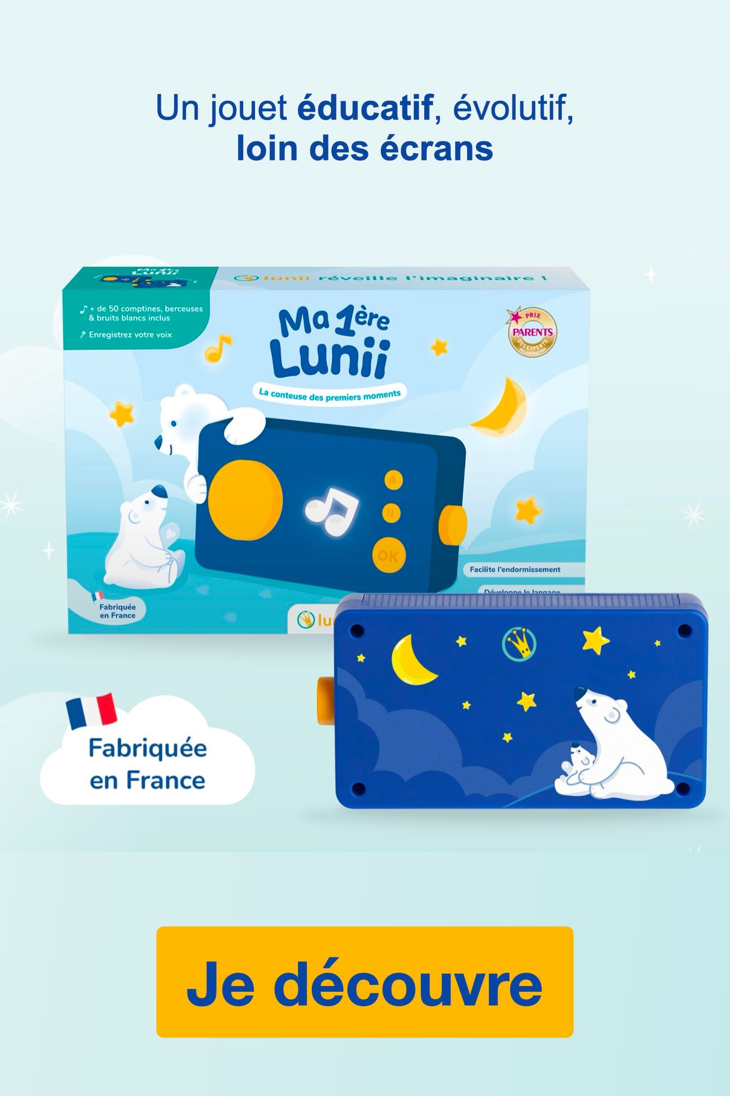 boite à histoires bébé bilingue test comparatif