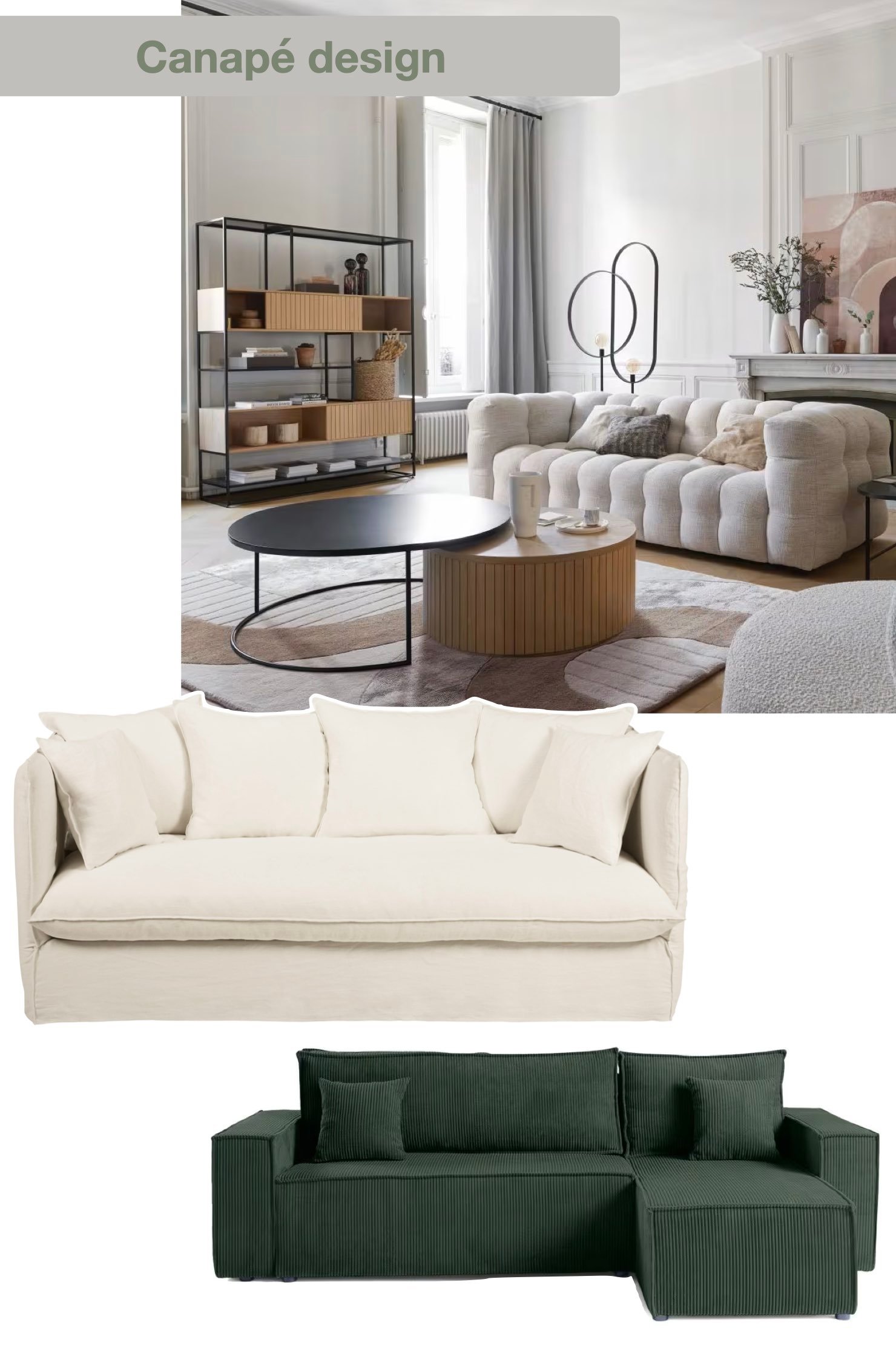 canapé Maison du Monde design moderne