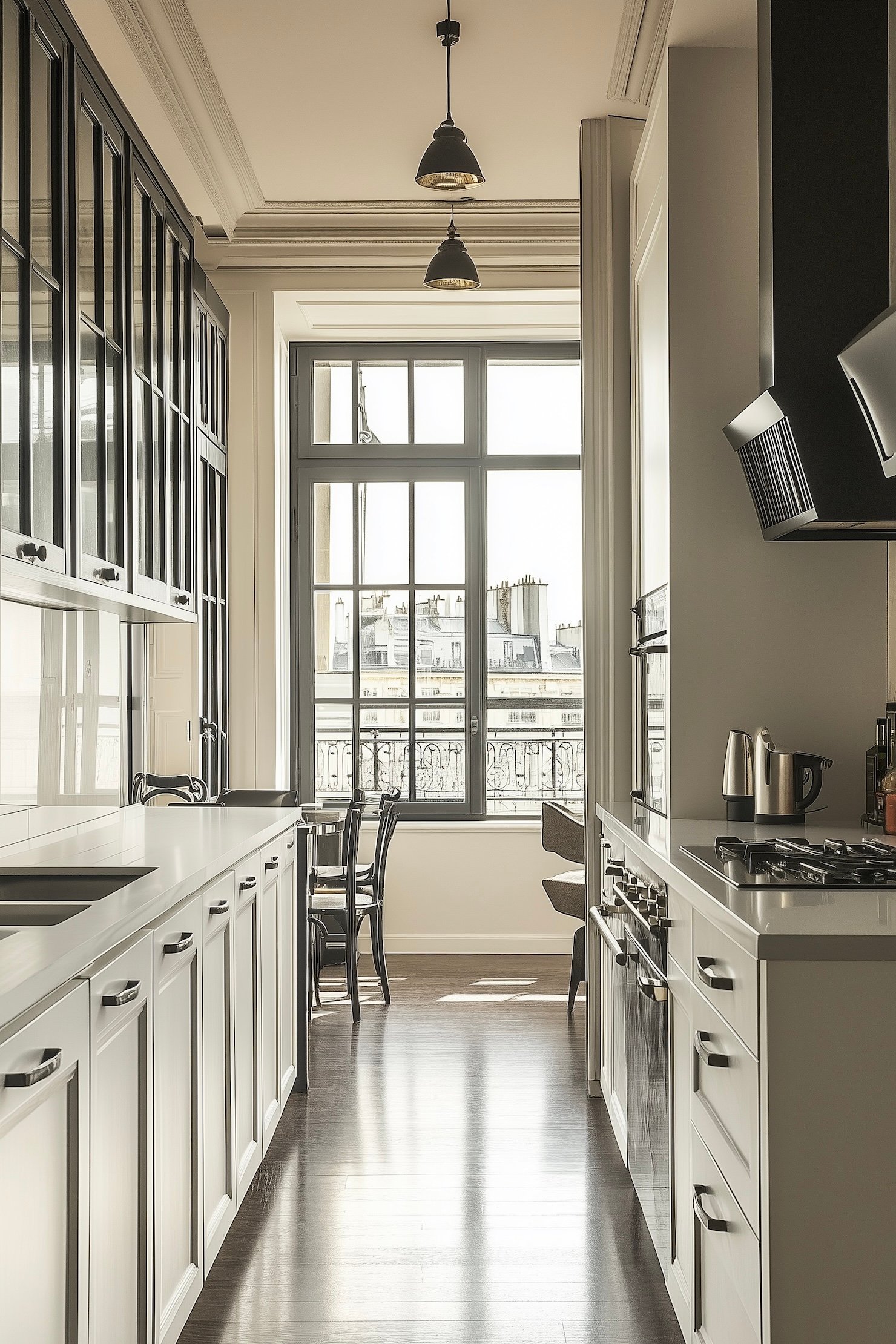 agencement appartement haussmanien cuisine de service